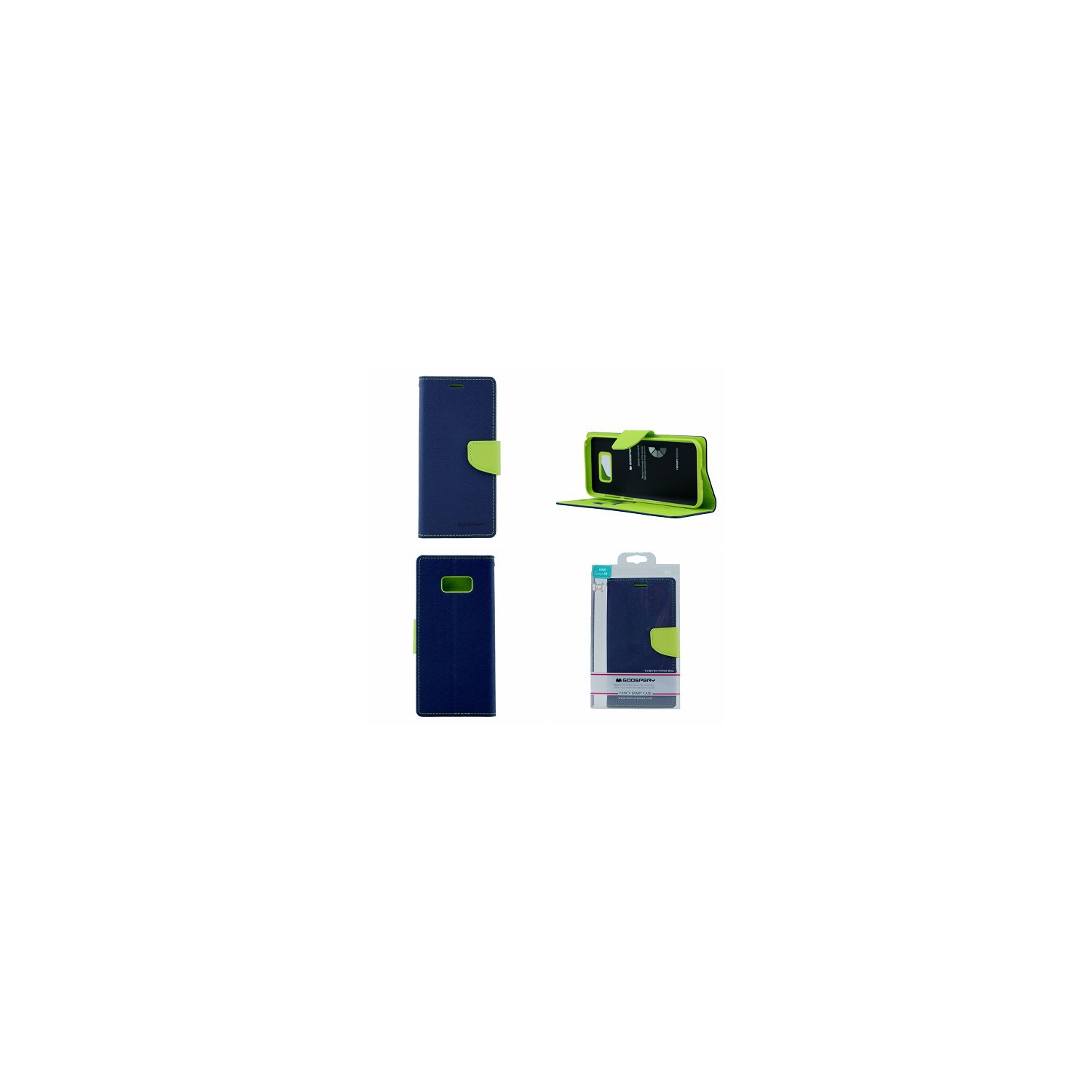 Samsung S8 Goospery Fancy Diary Flip,Navy Blue