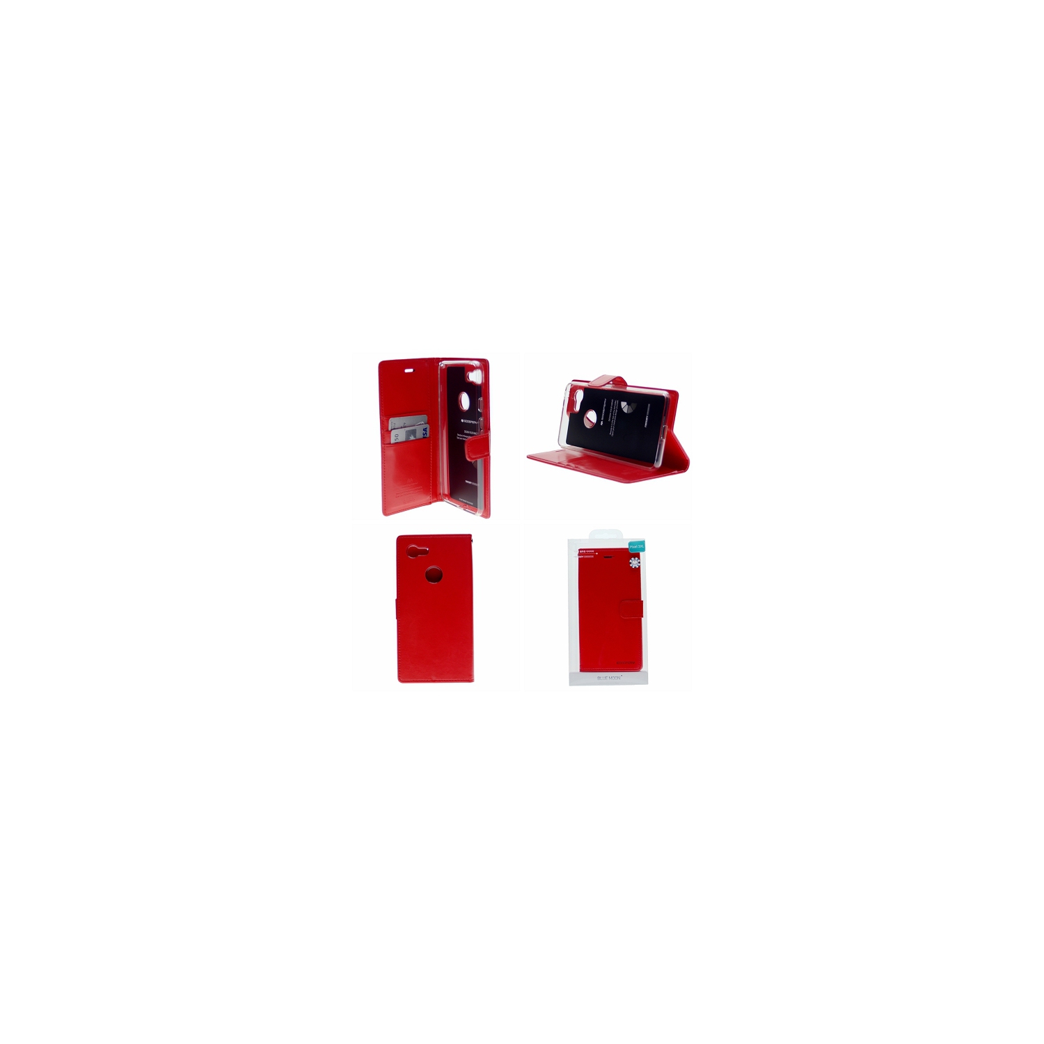 TopSave Goospery Bluemoon Diary For Google Pixel 3XL, Red