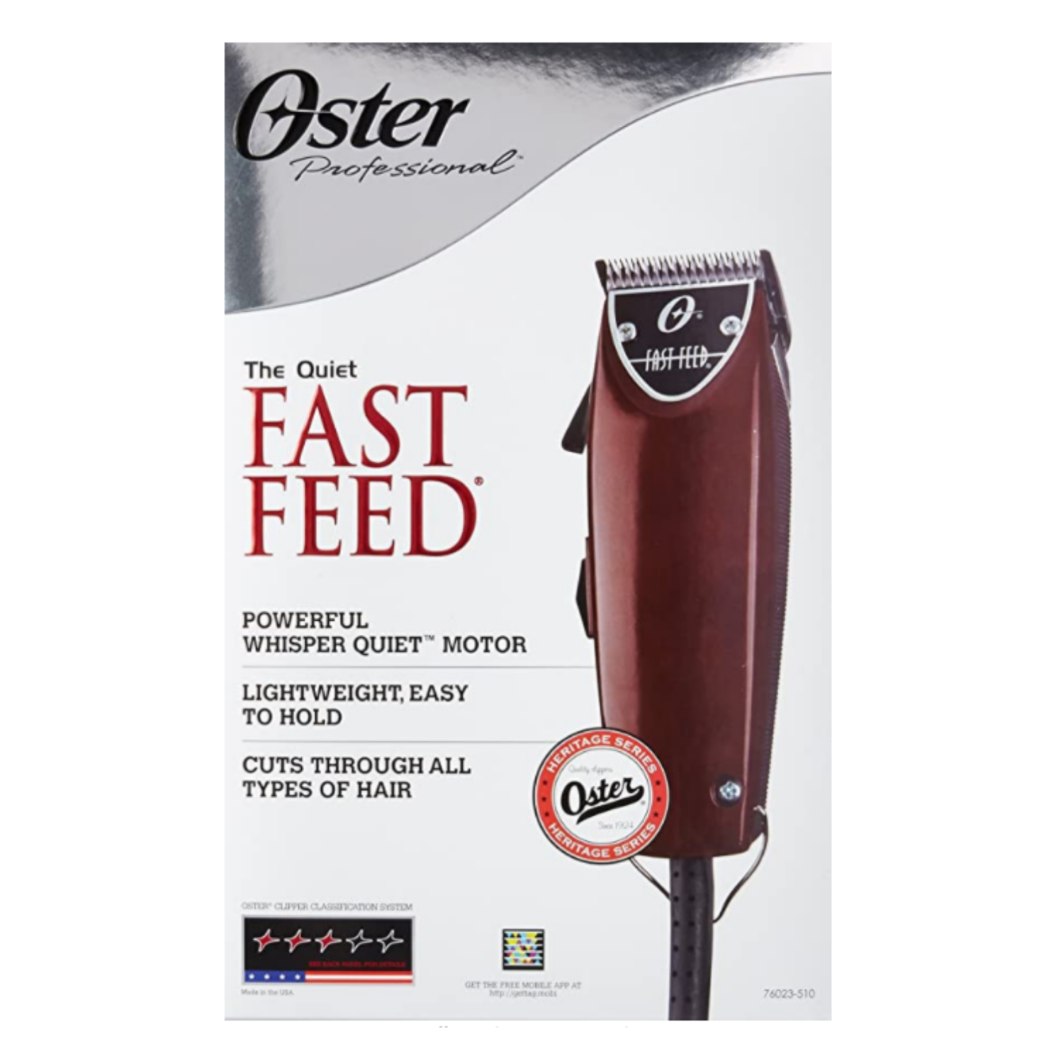 Oster Professional Fast Feed Adjustable Pivot Motor Hair Clipper