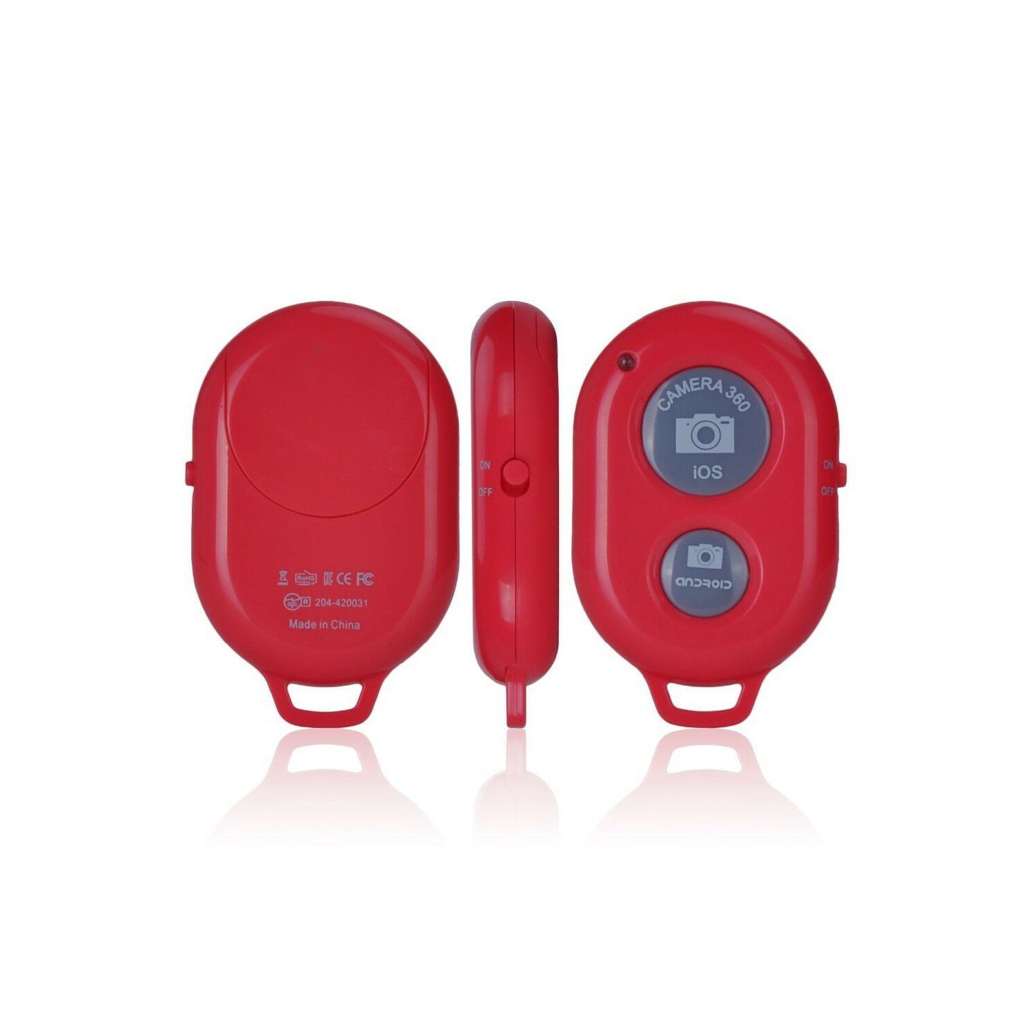 Caméra de téléphone sans fil Bluetooth; Télécommande d’obturateur pour perche à égoportrait