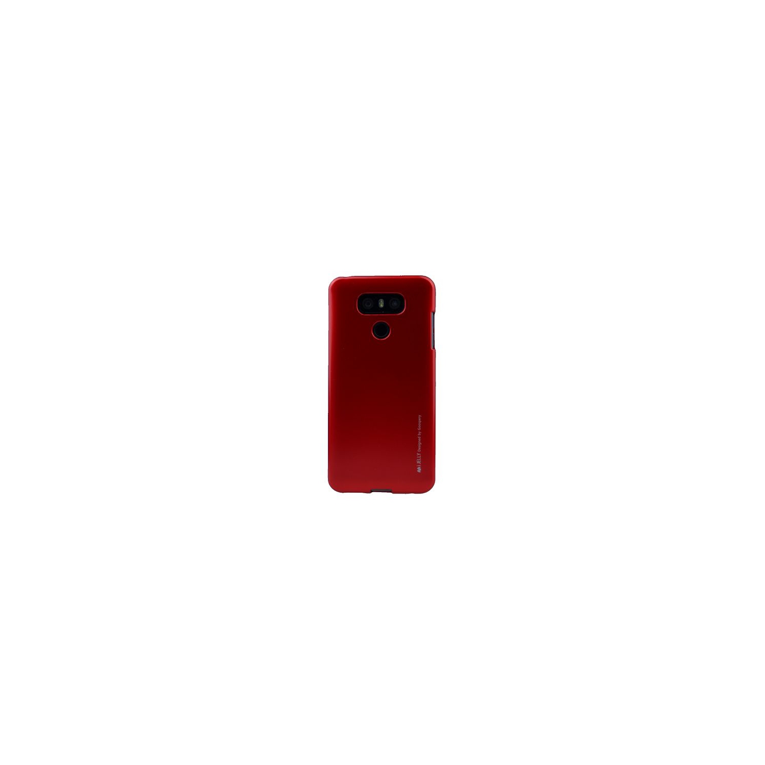 LG G6 Goospery iJelly Metal Case, Red