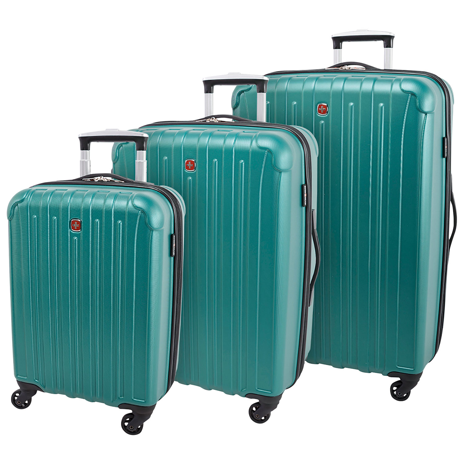 teal luggage set