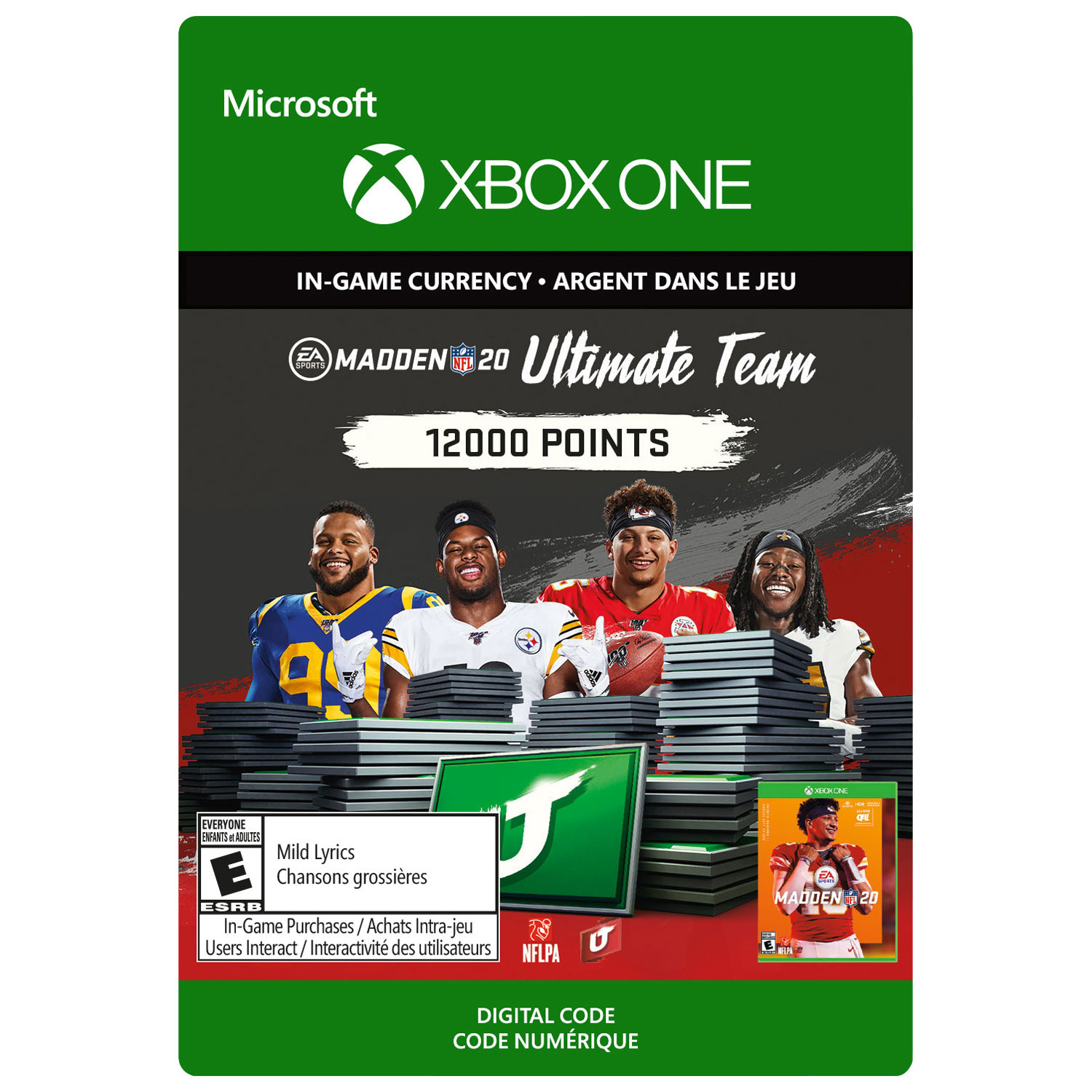 Madden NFL 20 12000 Madden Ultimate Team Points (Xbox One) - Digital Download