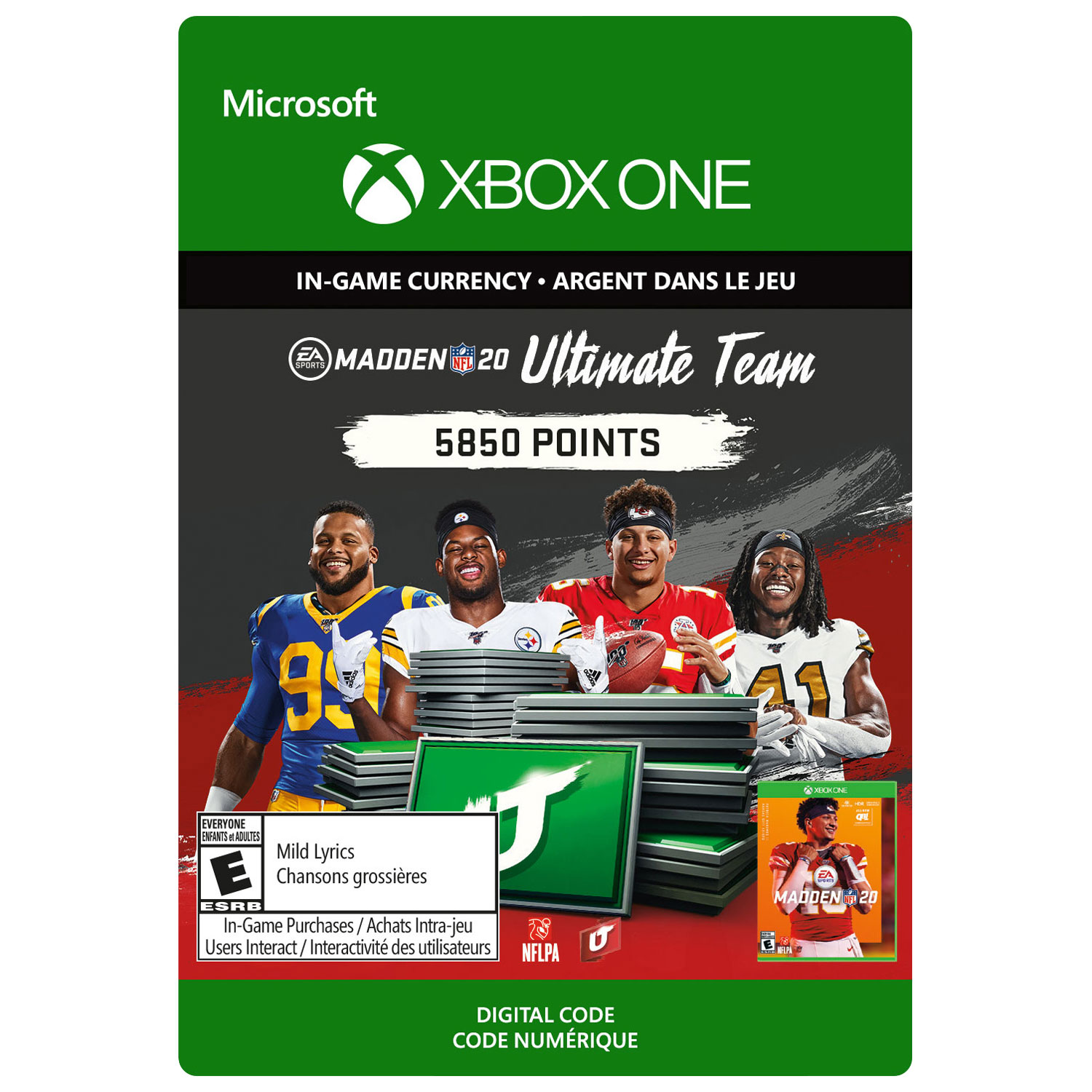 Madden NFL 20 5850 Madden Ultimate Team Points (Xbox One) - Digital Download