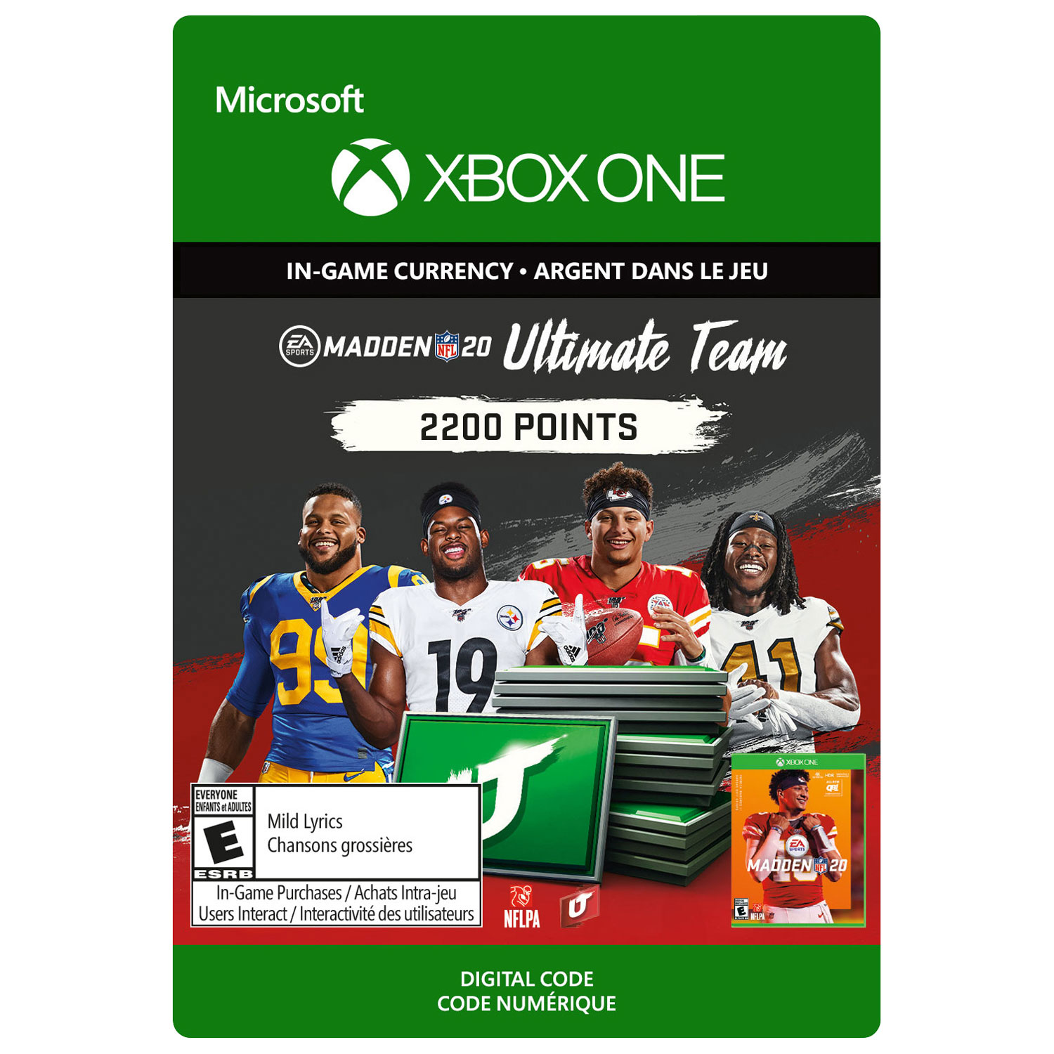 Madden NFL 20 2200 Madden Ultimate Team Points (Xbox One) - Digital Download