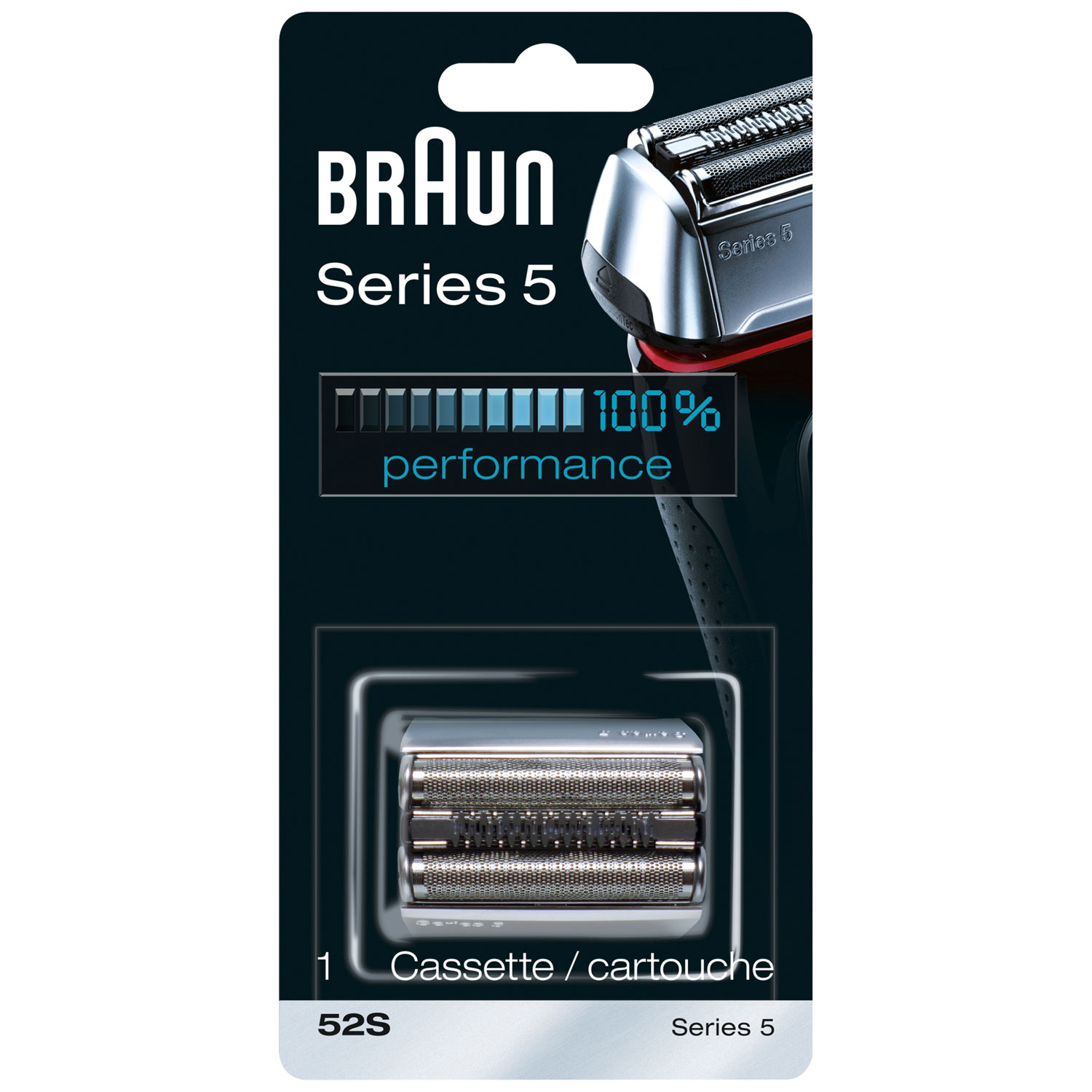 Braun Series 5 Replacement Shaver Head (52S) - Silver