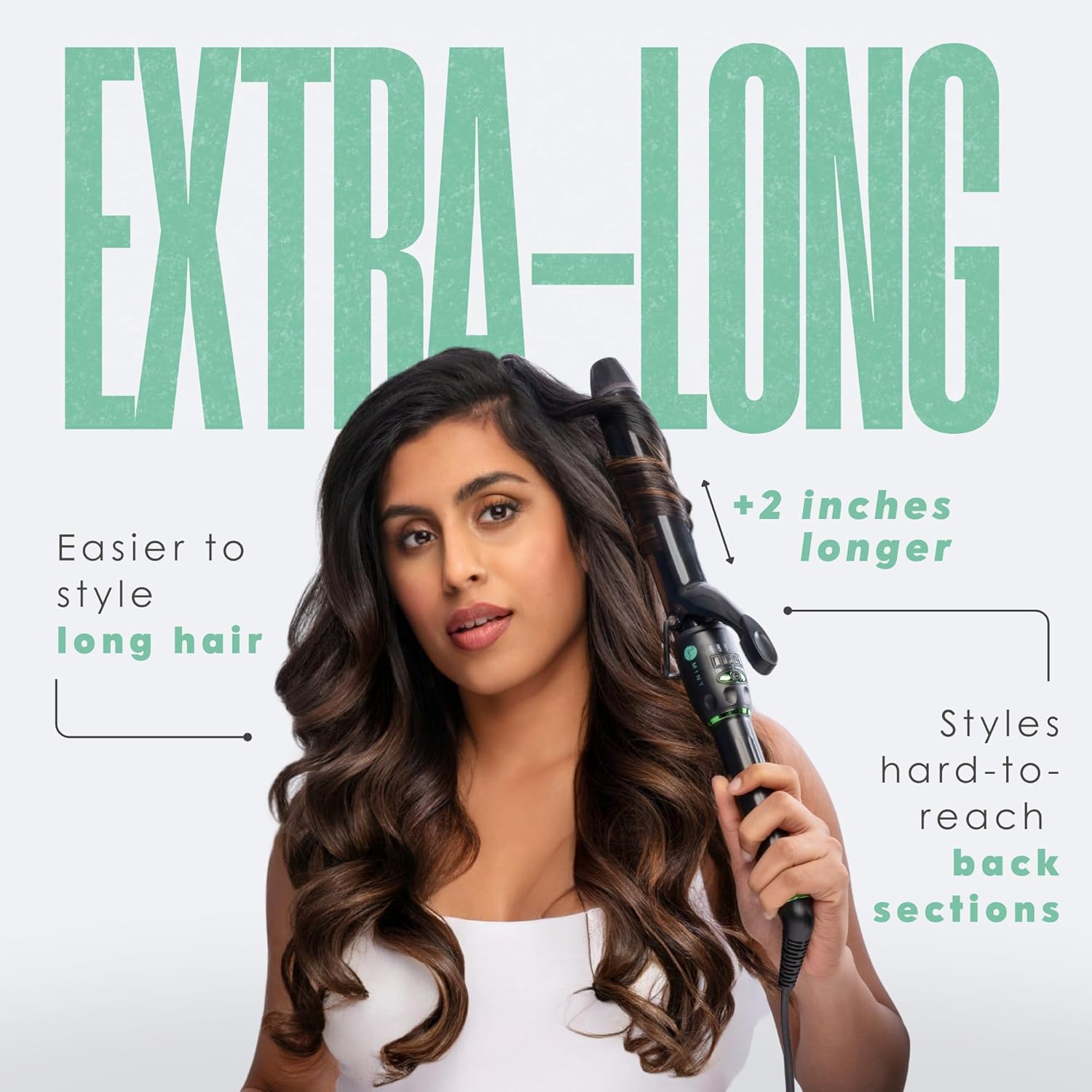 MINT X-LONG 1.25" CURLING IRON
