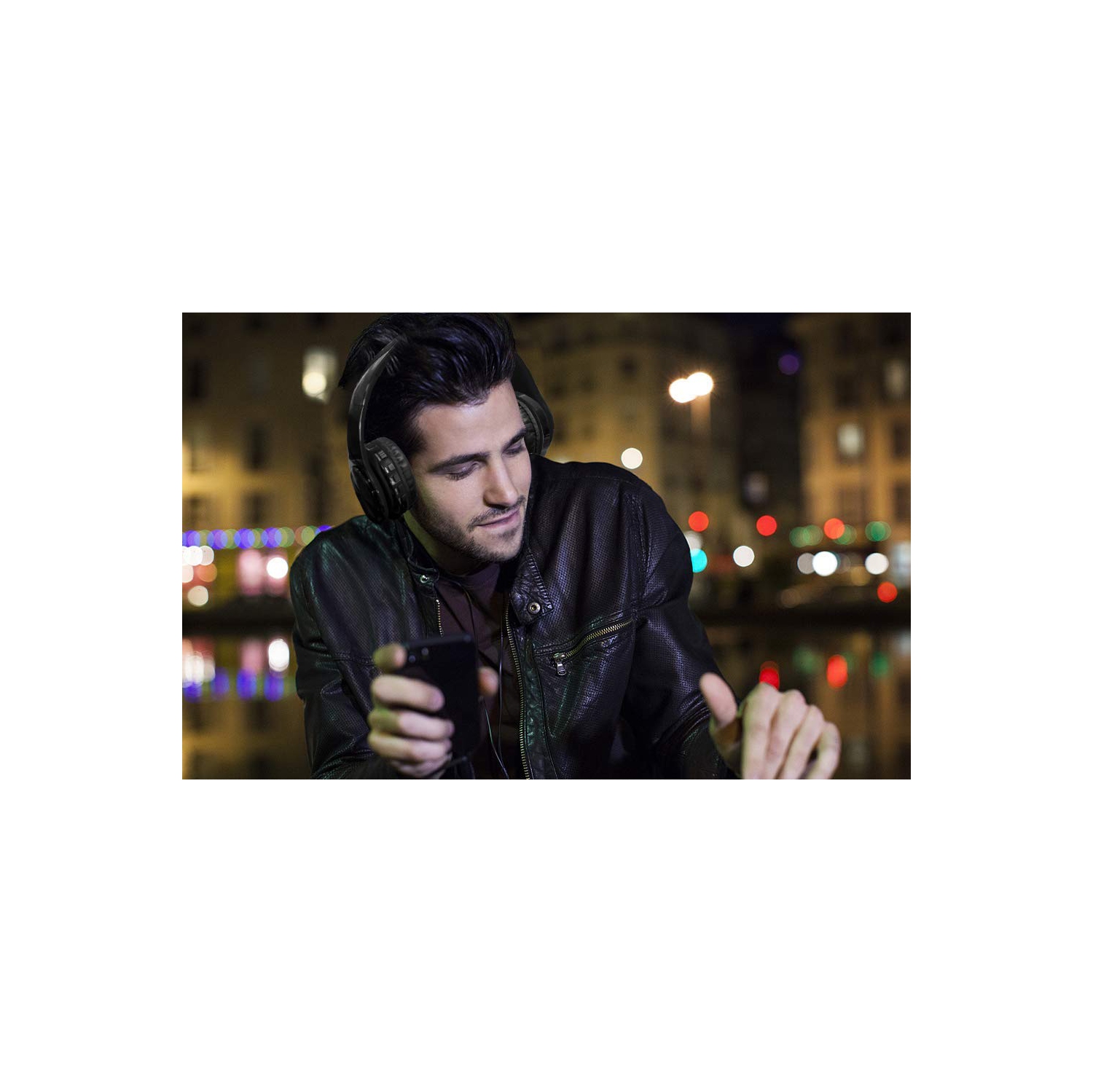 Wireless Headphones Bluetooth 5.0 Over Ear with Mic,Wired FM Radio&Micro SD/TF Card Supported,Hi-Fi Stereo &Comfortable