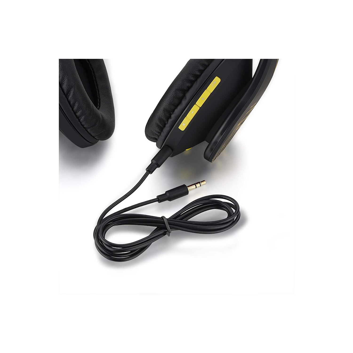 Bluetooth Over-Ear Headphones, Stereo Foldable Headphones Wireless and Wired Headsets with Built-in Mic, Micro SD/TF, FM