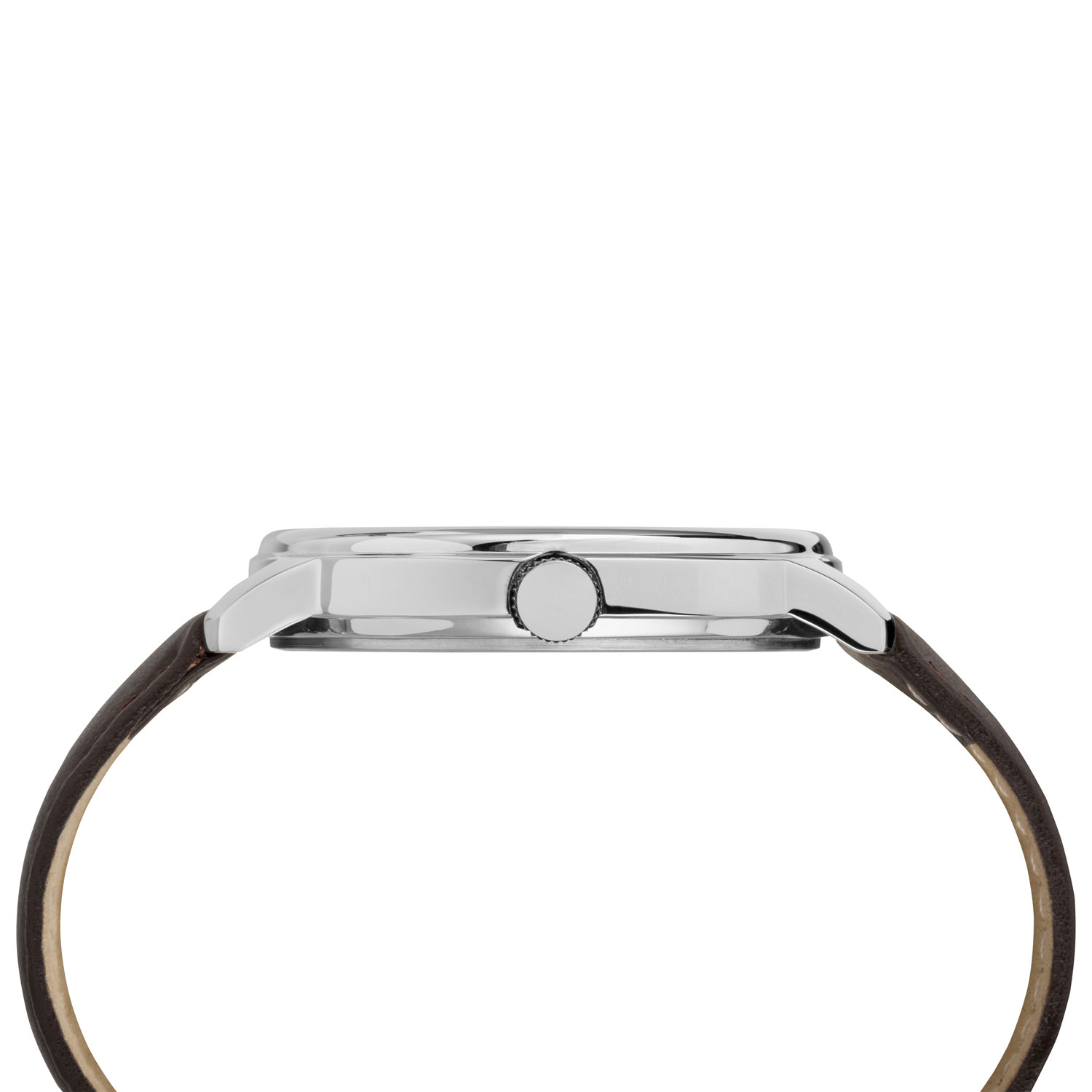 Montre décontractée de 43 mm pour hommes de Timex - Brun/Bleu/Argenté