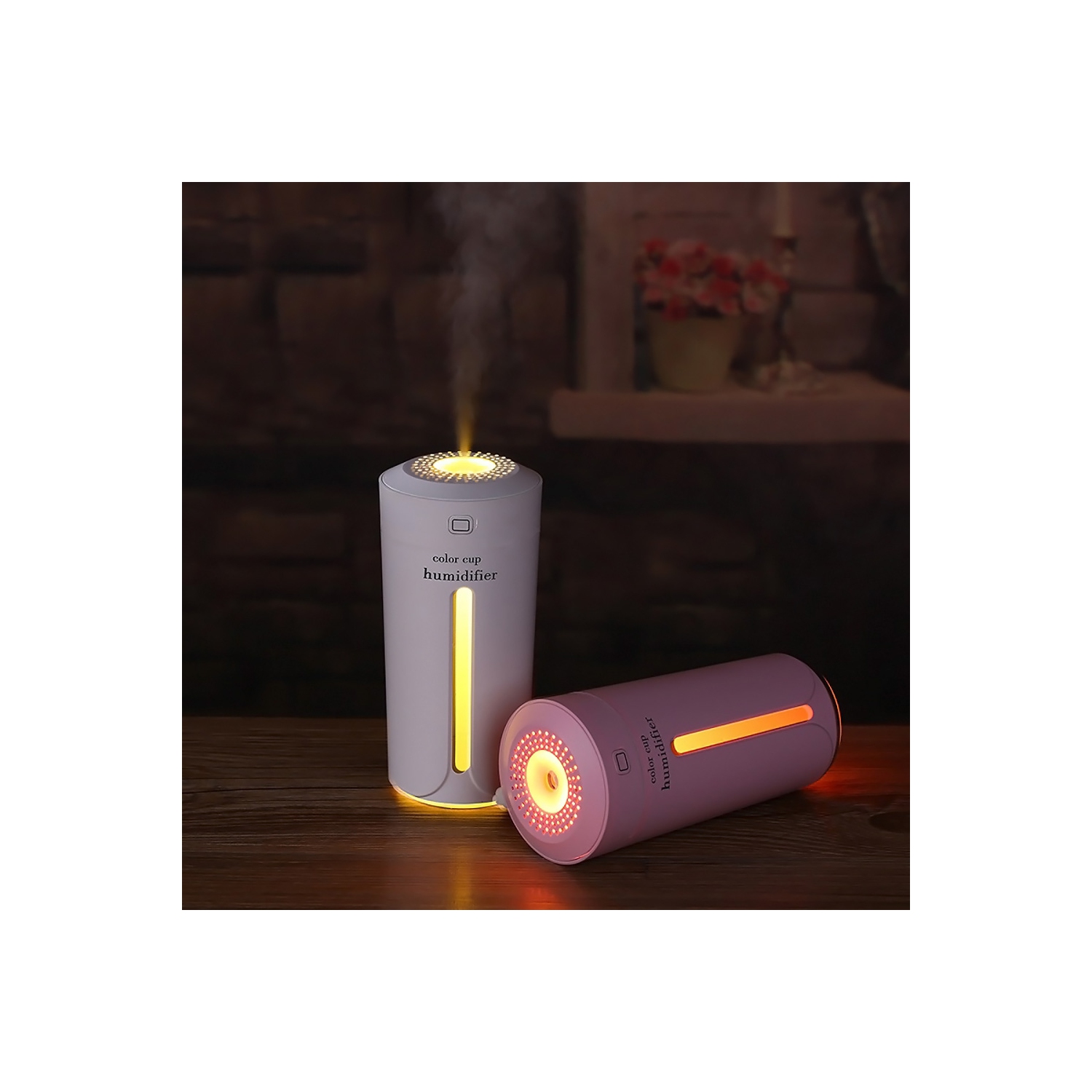 Humidificateur portatif à DEL Moisture de nuit alimenté par USB – axGear