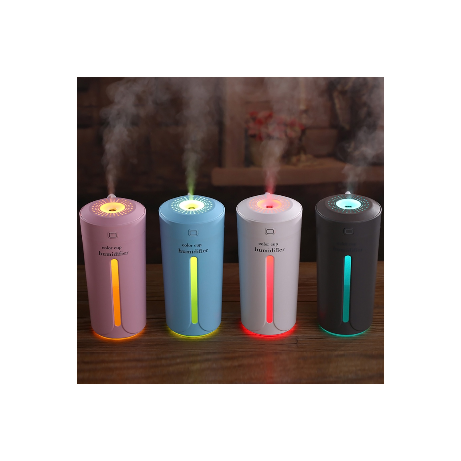 Humidificateur portatif à DEL Moisture de nuit alimenté par USB – axGear