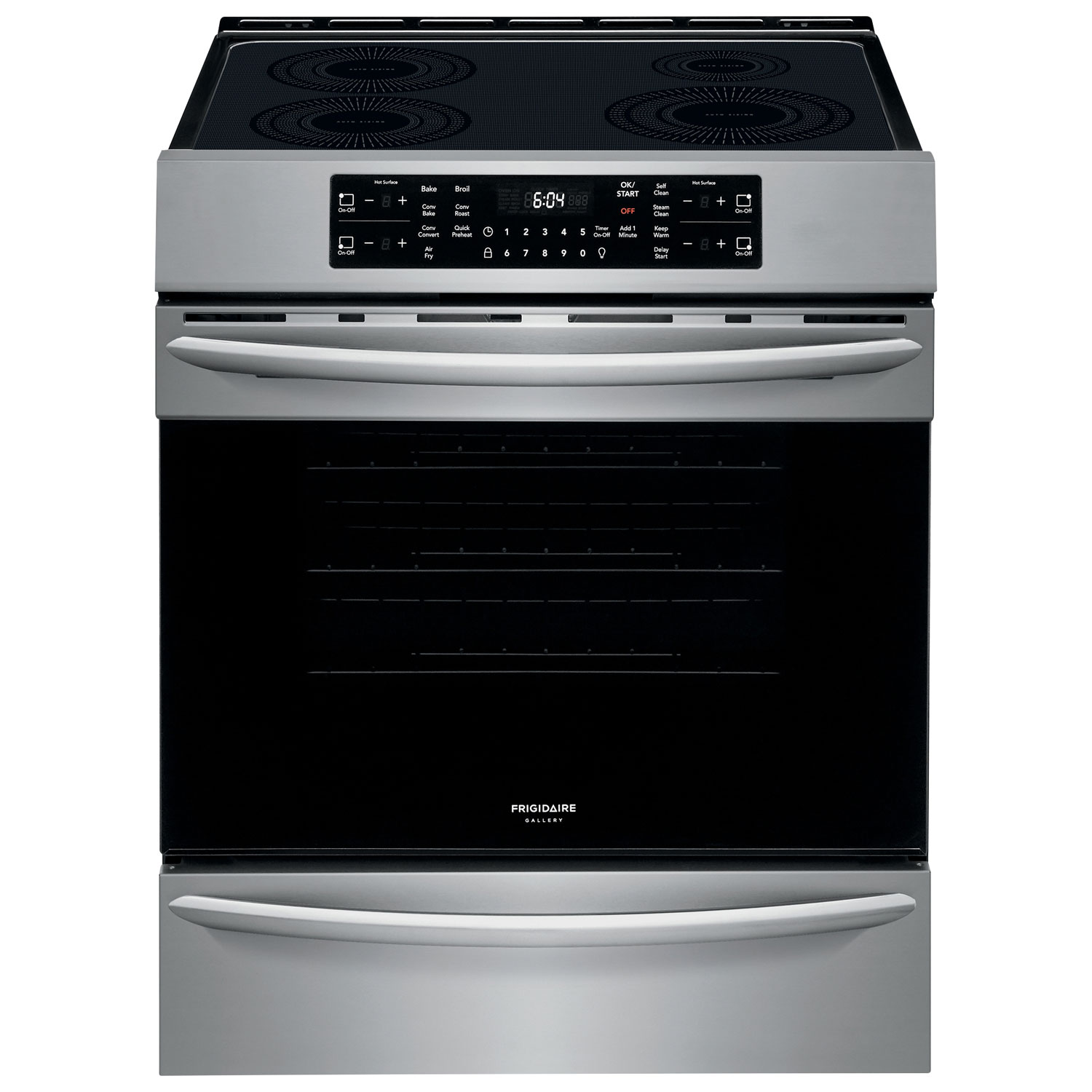 Frigidaire Gallery 30" 5.4 Cu. Ft. True Convection Induction Air Fry Range (CGIH3047VF) - Stainless