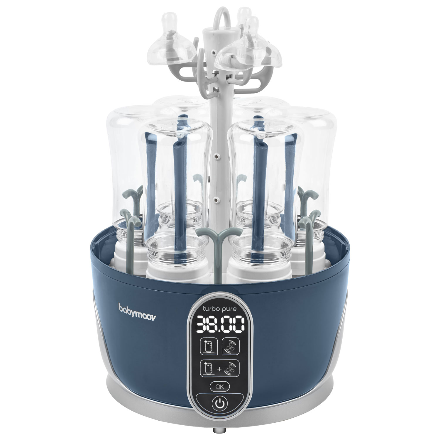 Stérilisateur Turbo Pure de Babymoov - Gris