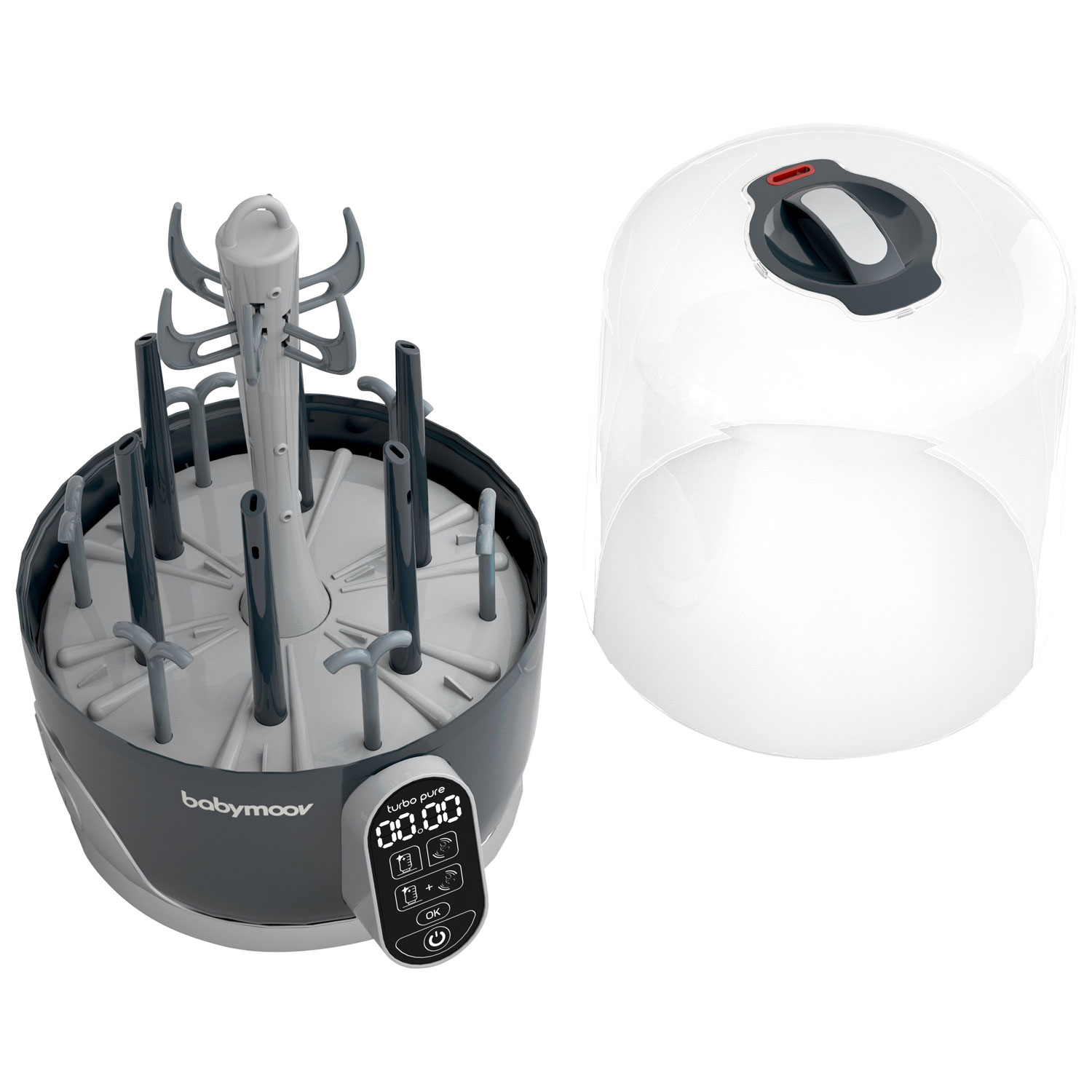 Stérilisateur Turbo Pure de Babymoov - Gris