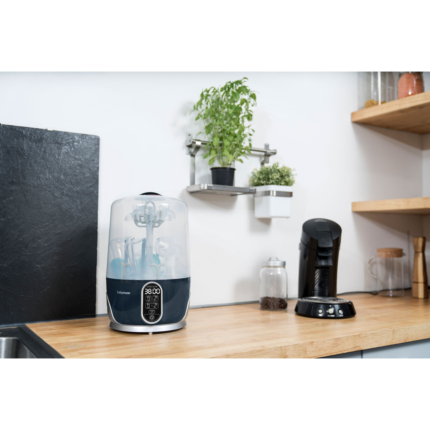 Stérilisateur Turbo Pure de Babymoov - Gris