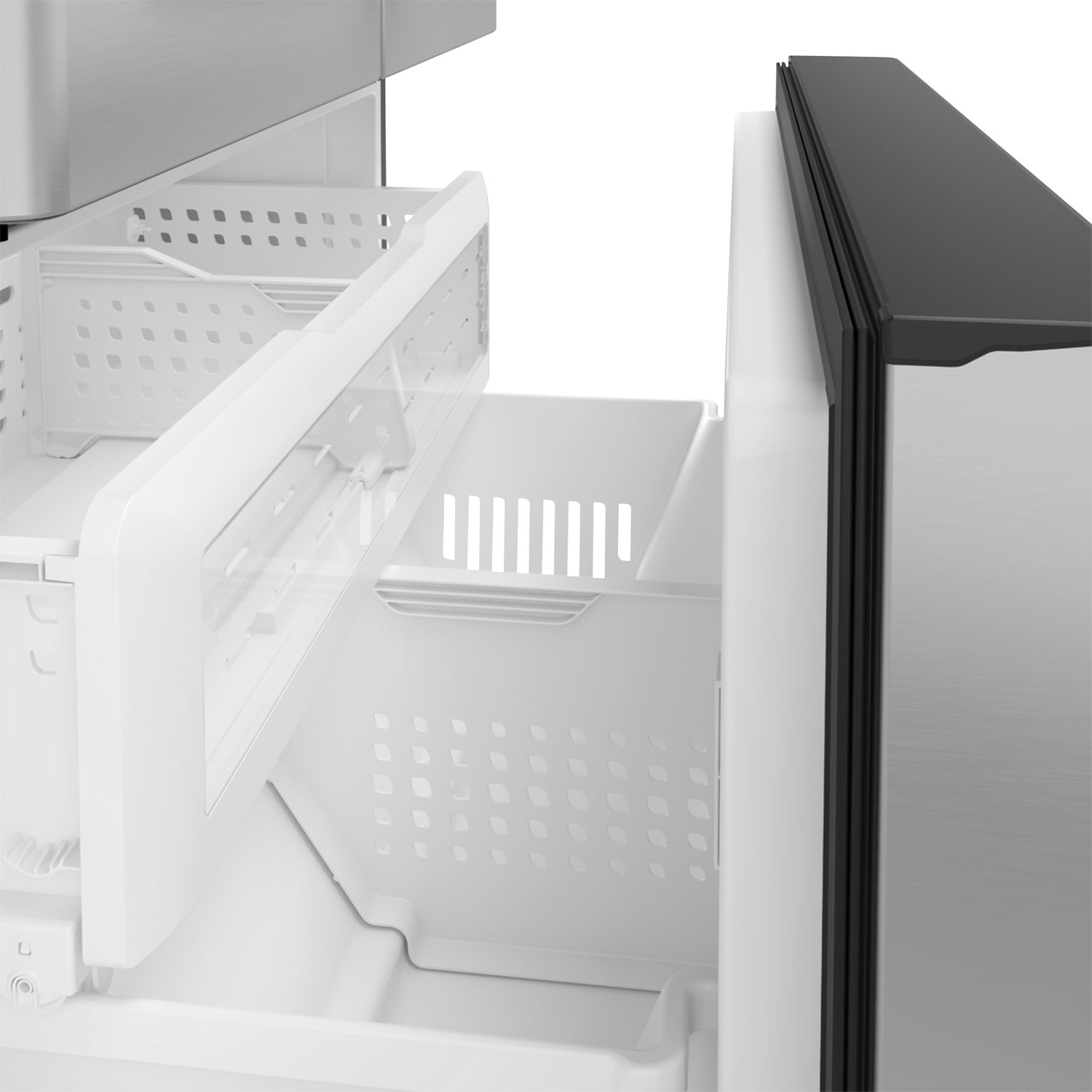 Réfrigérateur à deux portes à profondeur de comptoir 22,2 pi³ 36 po Café de LG - Inox