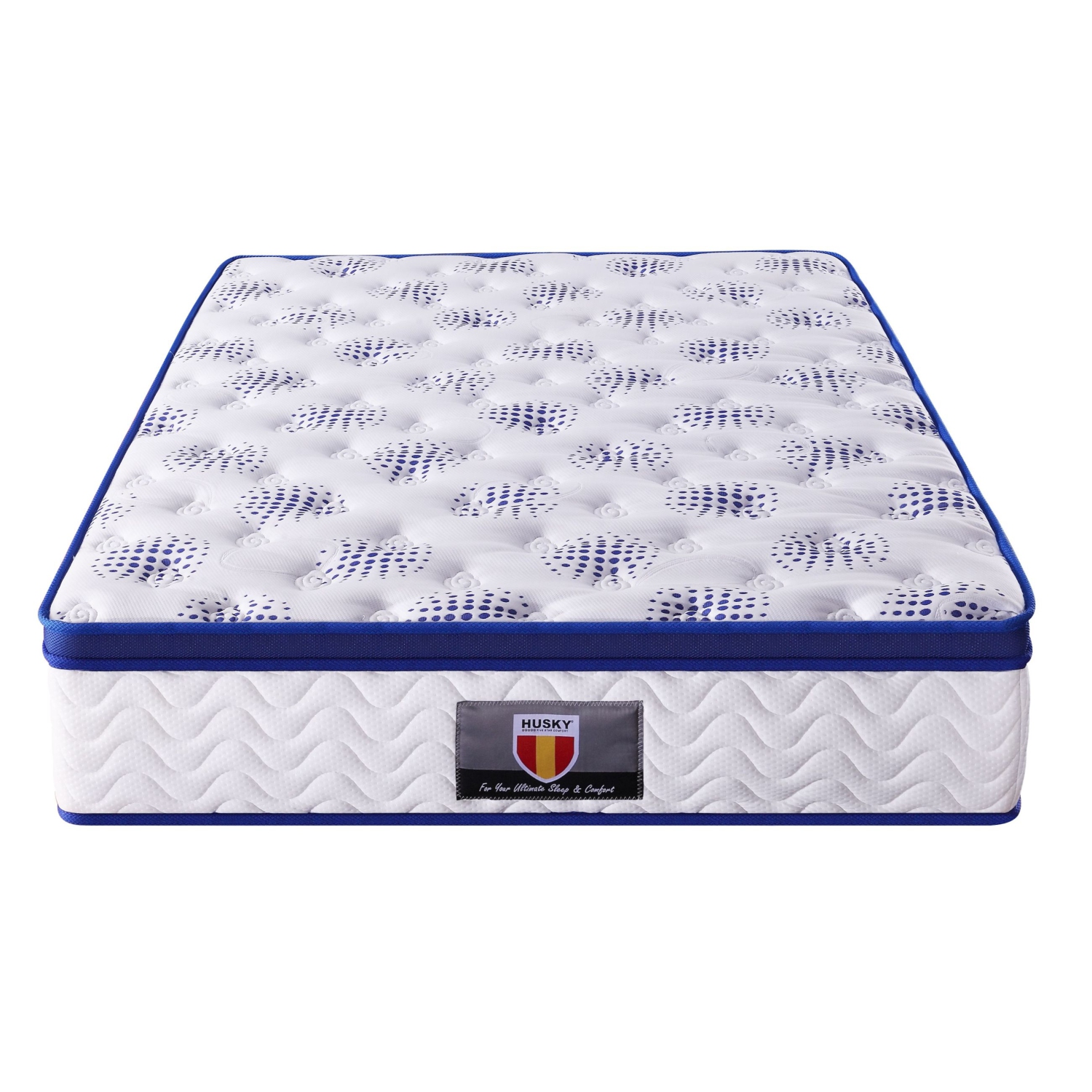 Husky® Five Star Comfort "Cloud Plus" - Ultra Plush HD Pocket Springs, Euro.Pillow-Top - Queen Mattress