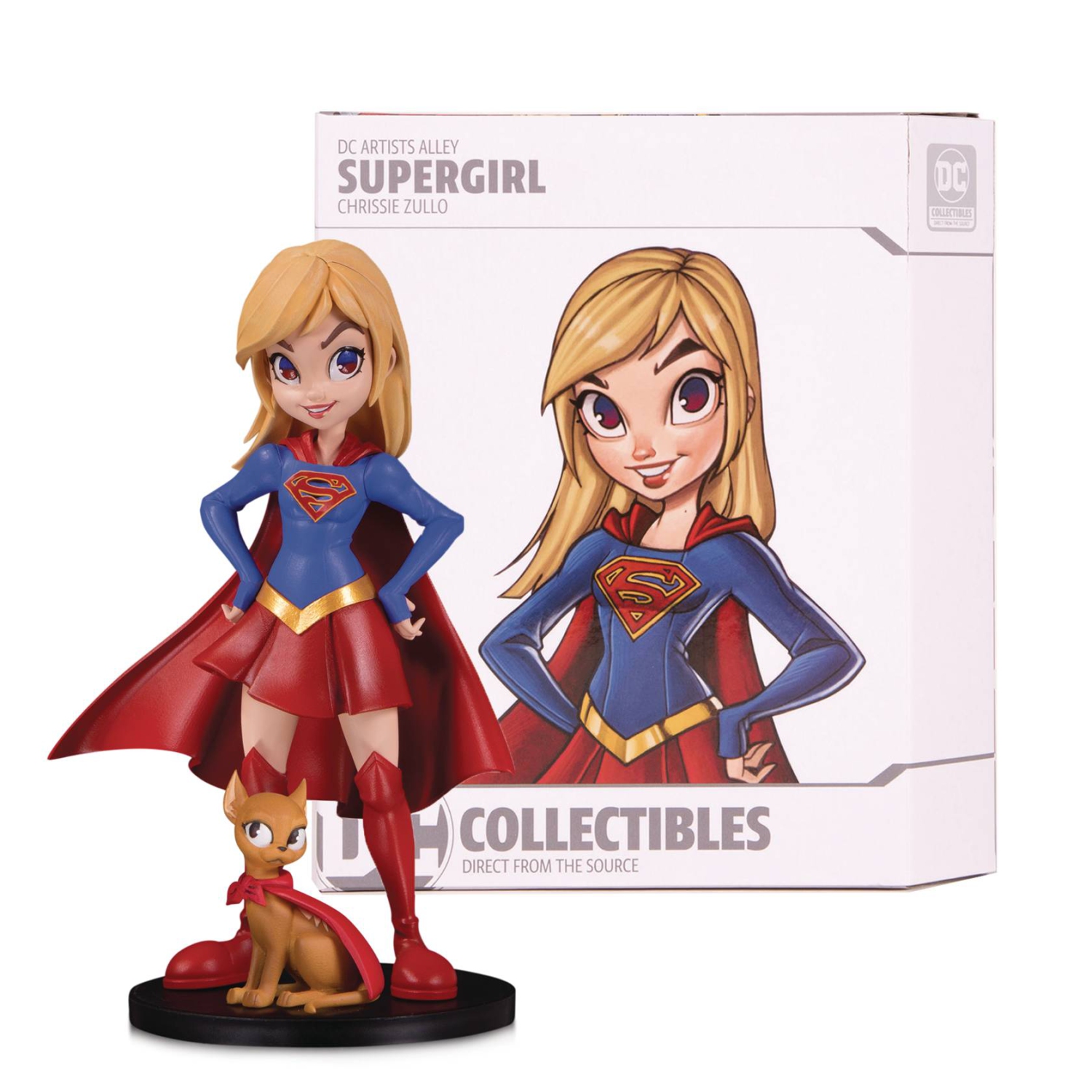 DC Artist Alley 6 Inch Statue Figure Chrissie Zullo - Supergirl Color