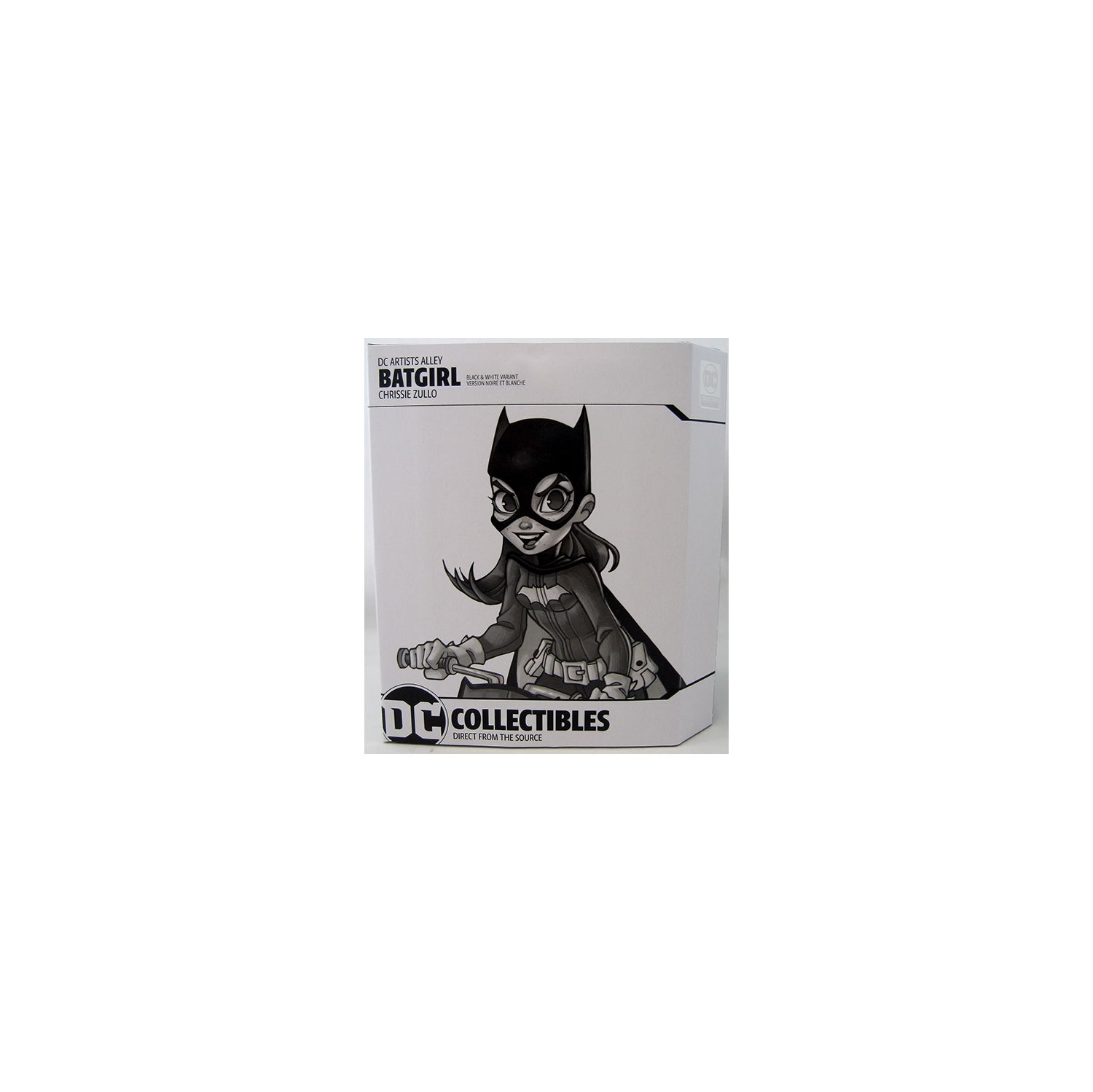 DC Artist Alley 6 Inch Statue Figure Chrissie Zullo - Batgirl Black & White