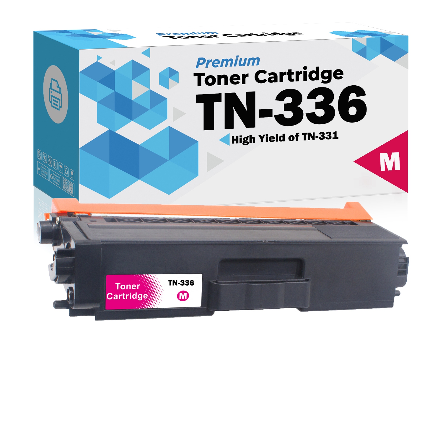 Ultra Toner™ New Superior Brother TN331/336 Magenta Compatible Toner Cartridge-Brother Printer 8250/8350/8600