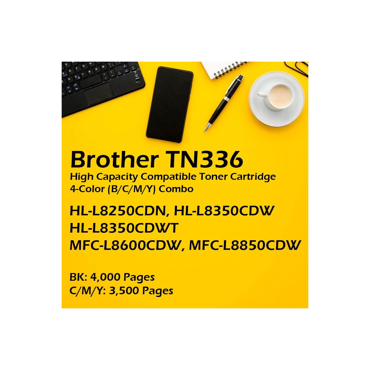 Ultra Toner™ New Superior Brother TN331/336 Magenta Compatible Toner Cartridge-Brother Printer 8250/8350/8600