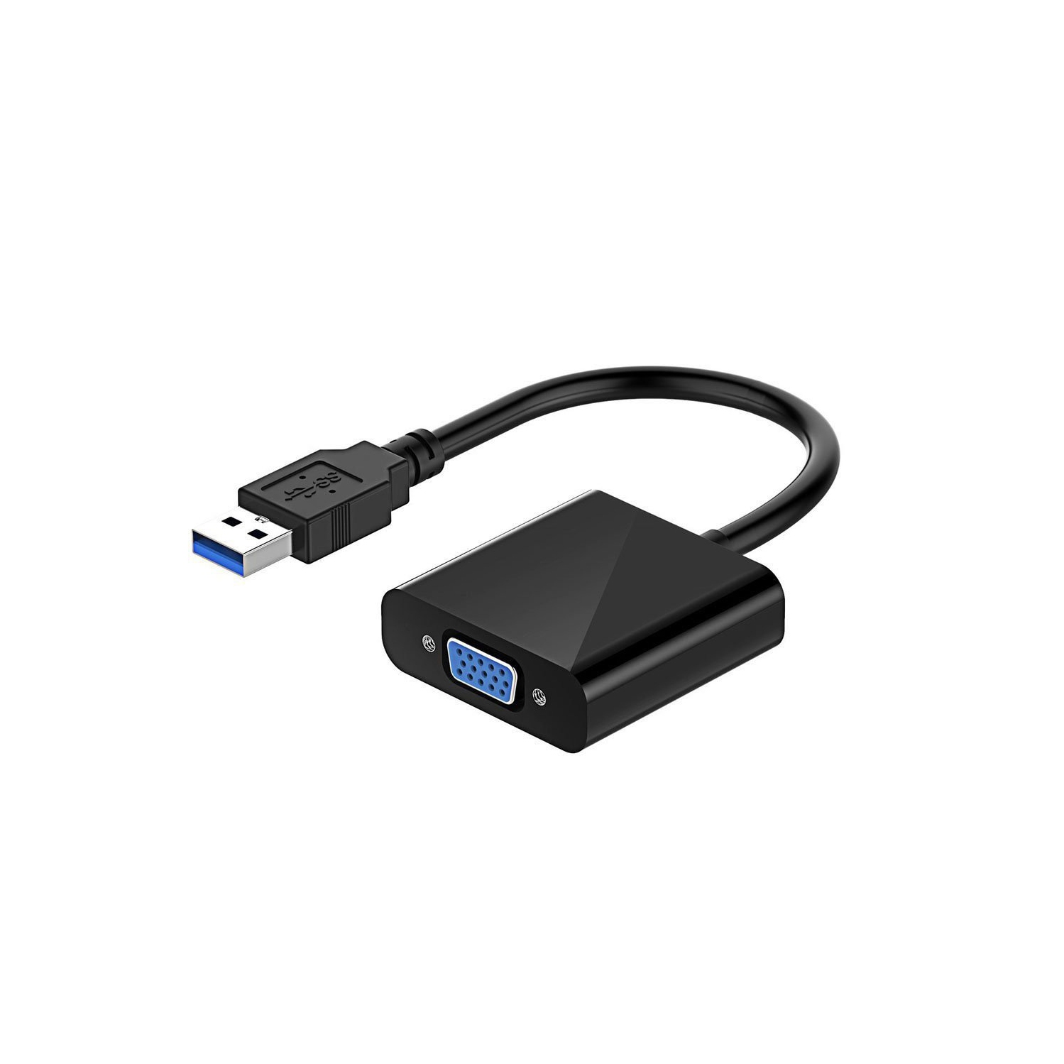 Adaptateur vidéo externe USB 3.0 vers VGA d’axGear, carte graphique multi-affichage
