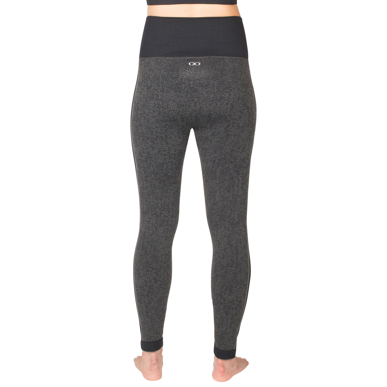 Modern Eternity Ella Active Maternity Pants - Medium - Grey Jacquard