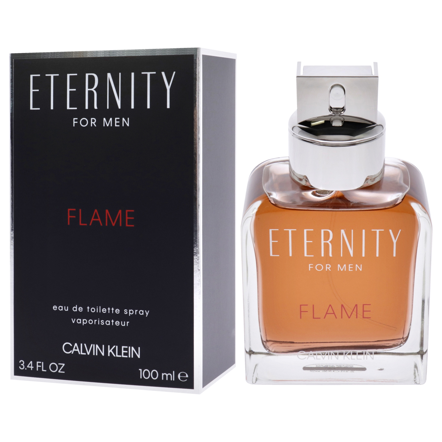 Eternity Flame par Calvin Klein Eau De Toilette Vaporisateur 3.4 oz