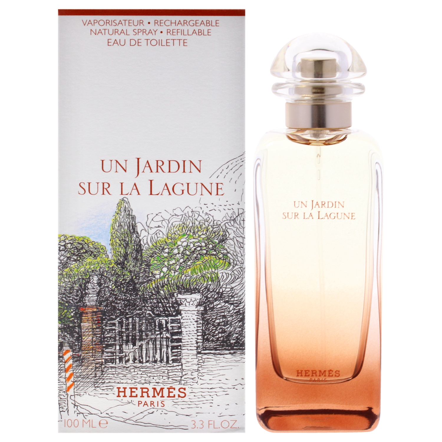 Un Jardin Sur La Lagune by Hermes Eau De Toilette Spray 3.3 oz