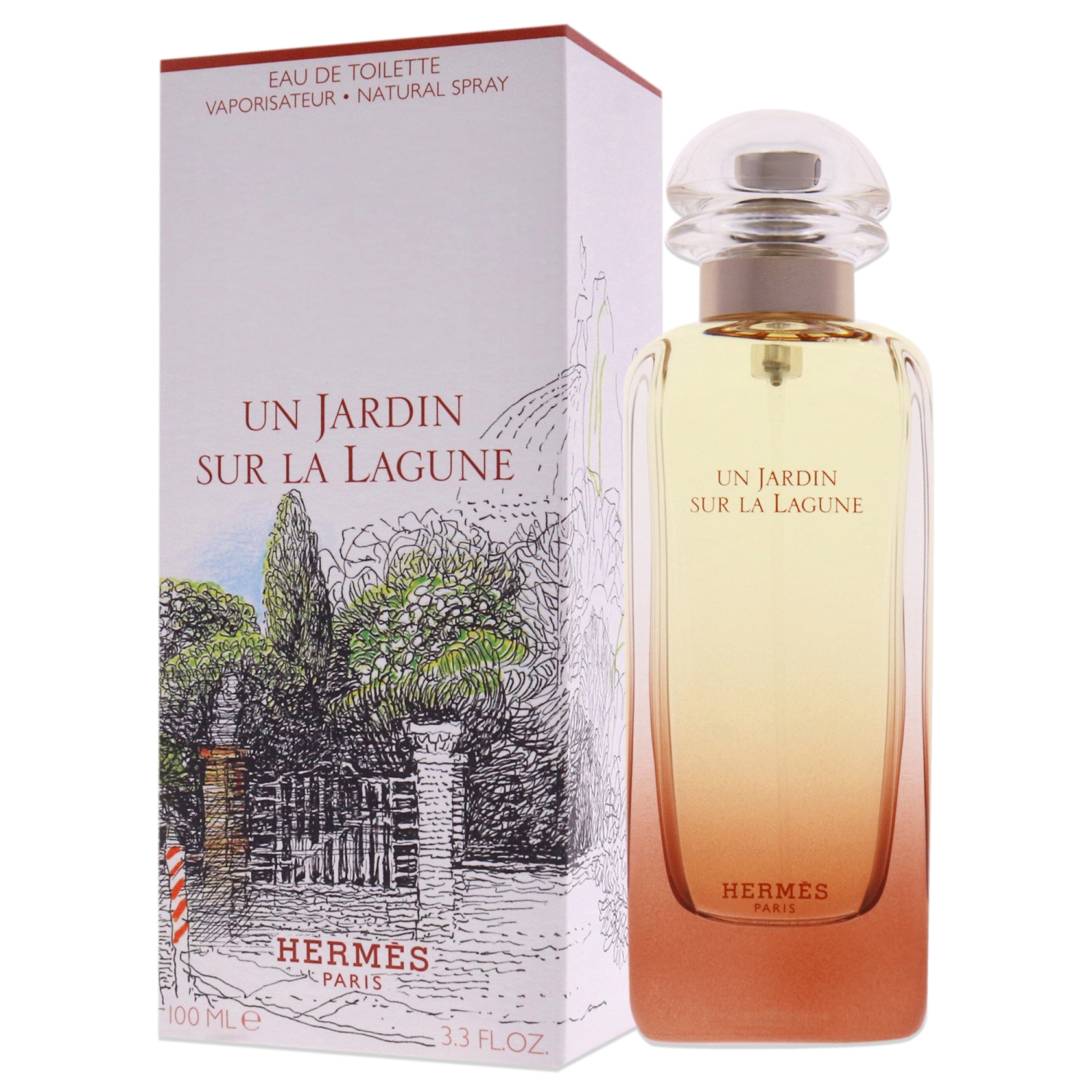 Un Jardin Sur La Lagune by Hermes Eau De Toilette Spray 3.3 oz