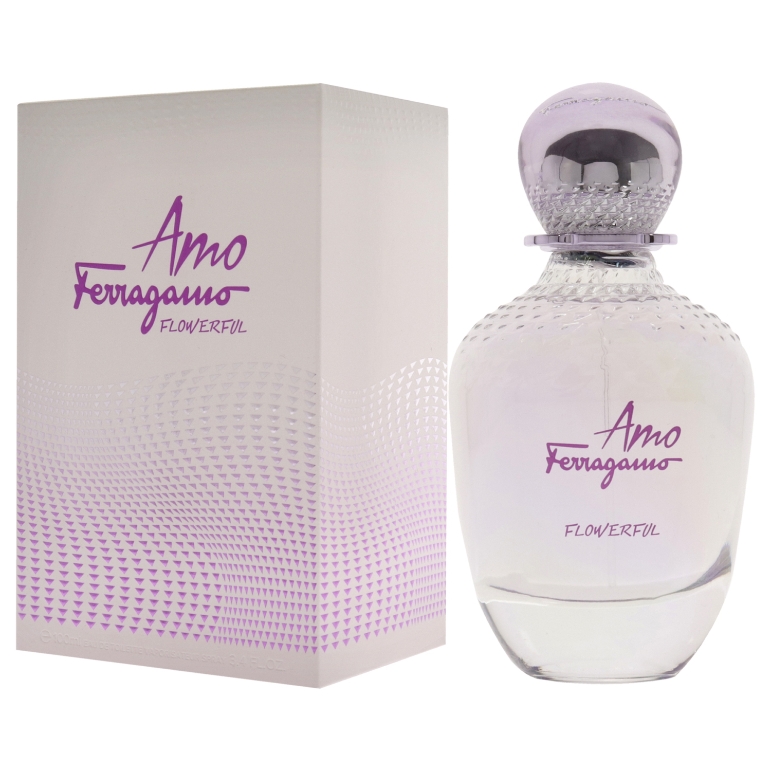 Amo Flowerful par Salvatore Ferragamo Eau De Toilette Vaporisateur 3.4 oz