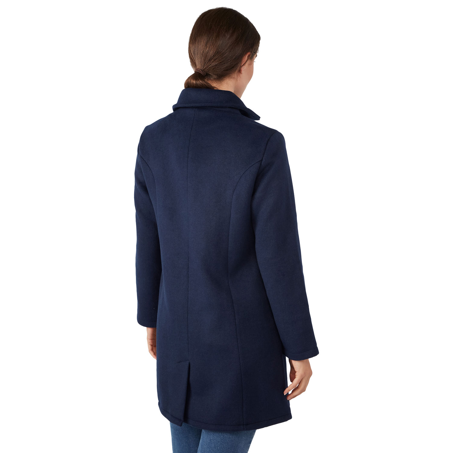Manteau de maternité en laine Khloe de Modern Eternity - Moyen - Bleu marine