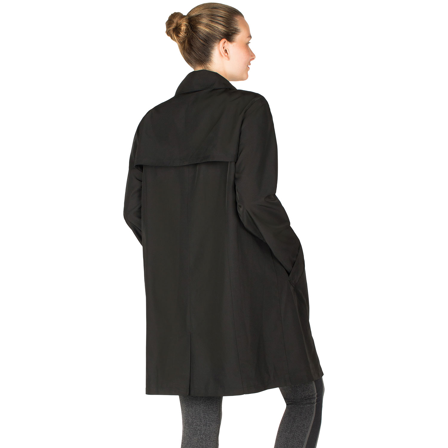 Manteau imperméable de maternité Avelynne de Modern Eternity - Très grand - Noir
