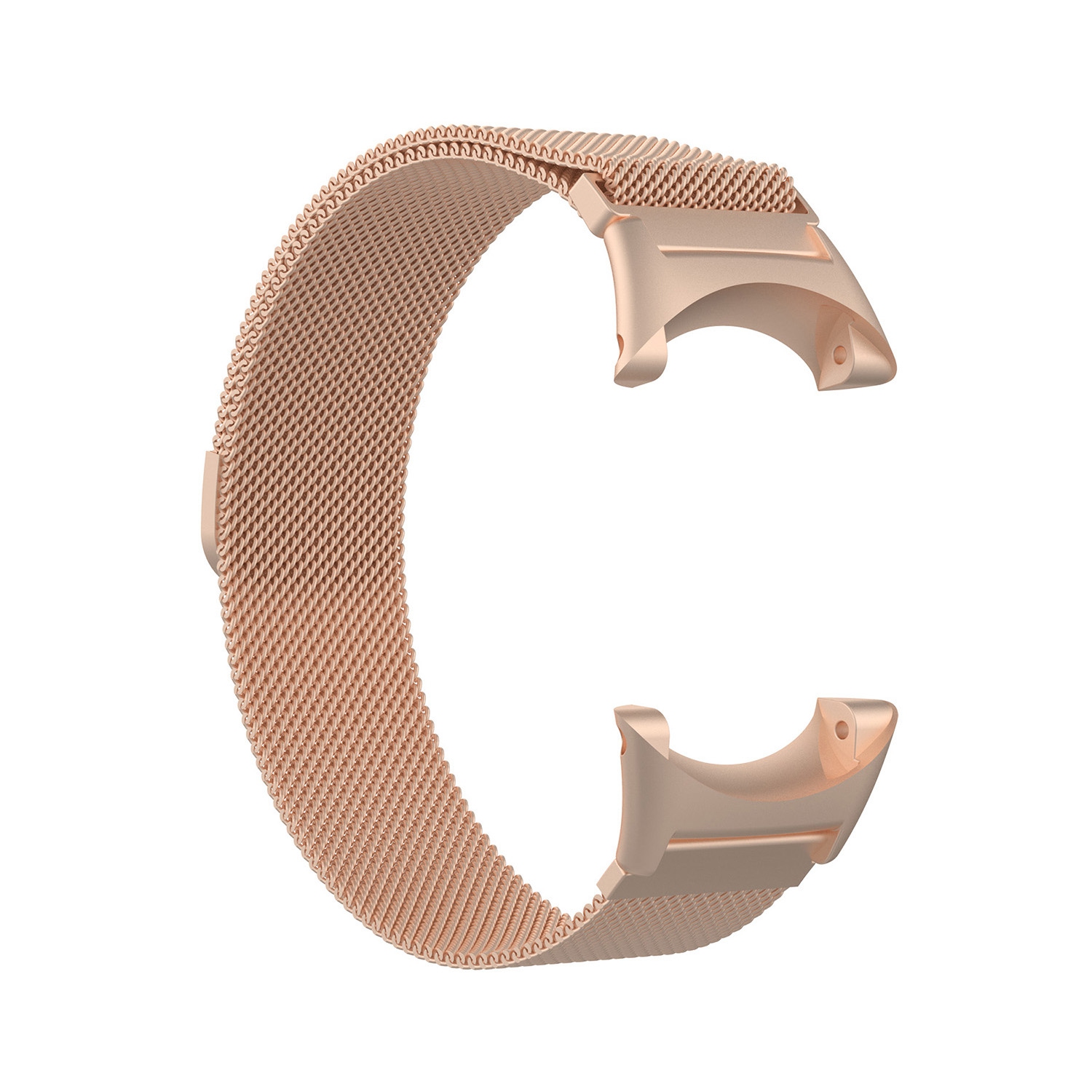 StrapsCo Milanese Mesh Metal Stainless Steel Watch Band Strap Compatible with Suunto Core - Rose Gold