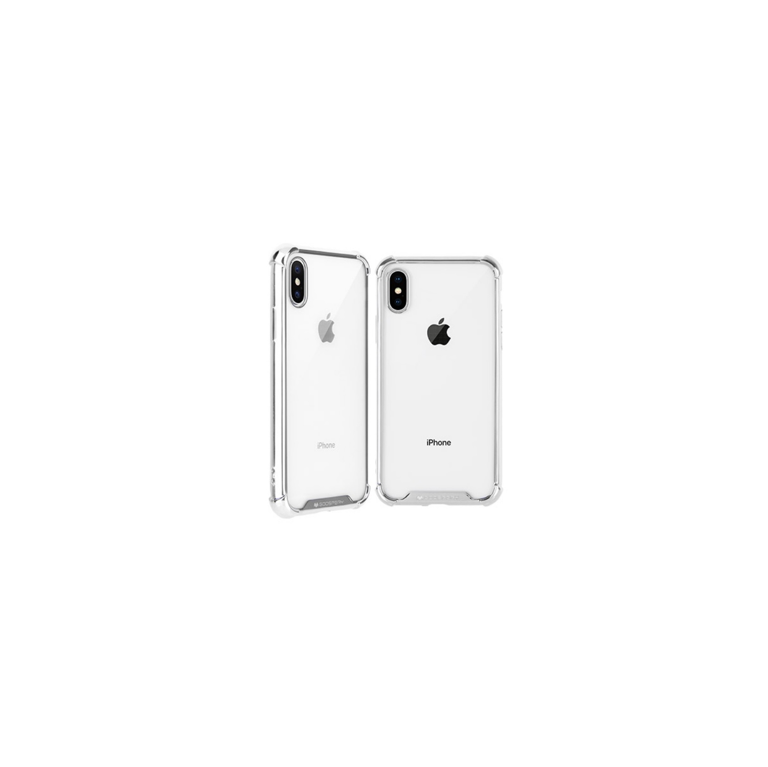 Iphone X/XS Goospery Wonder Protect Case, Silver