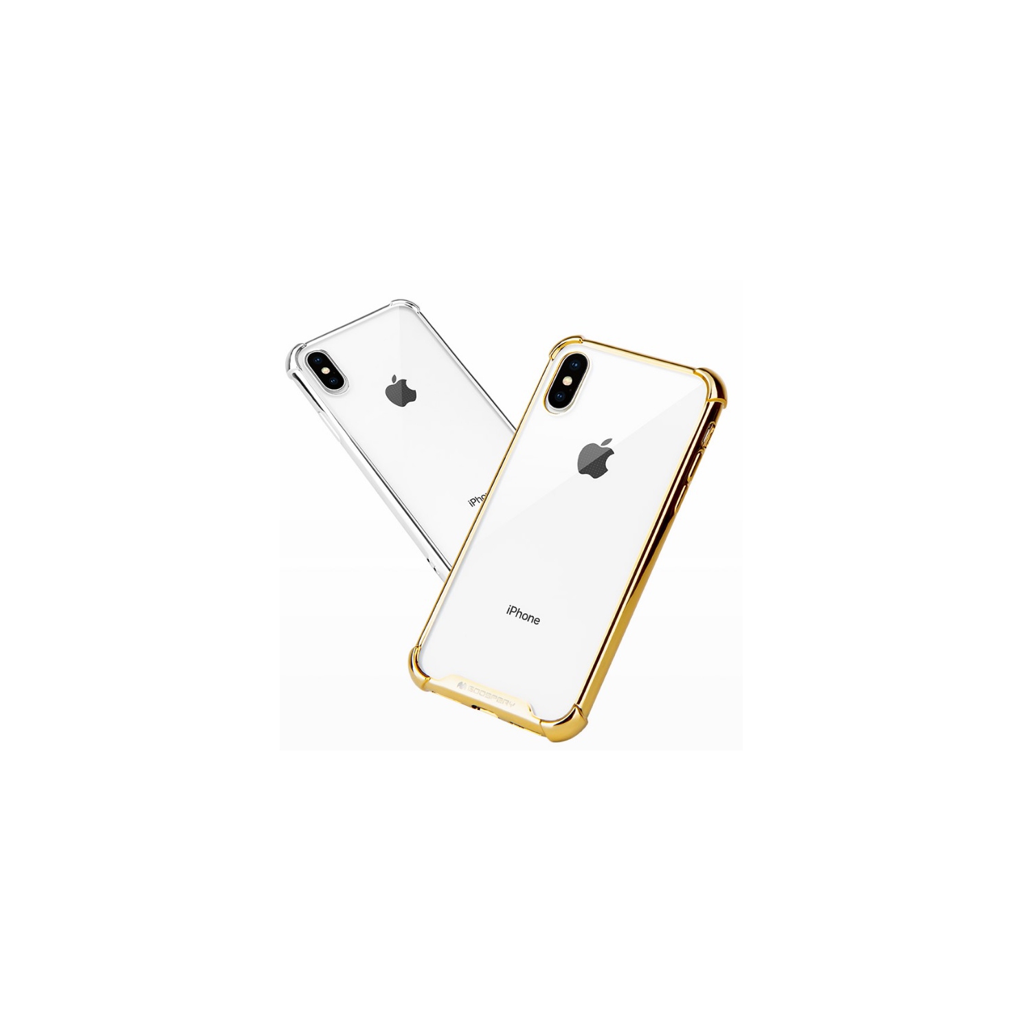 Iphone X/XS Goospery Wonder Protect Case, Silver