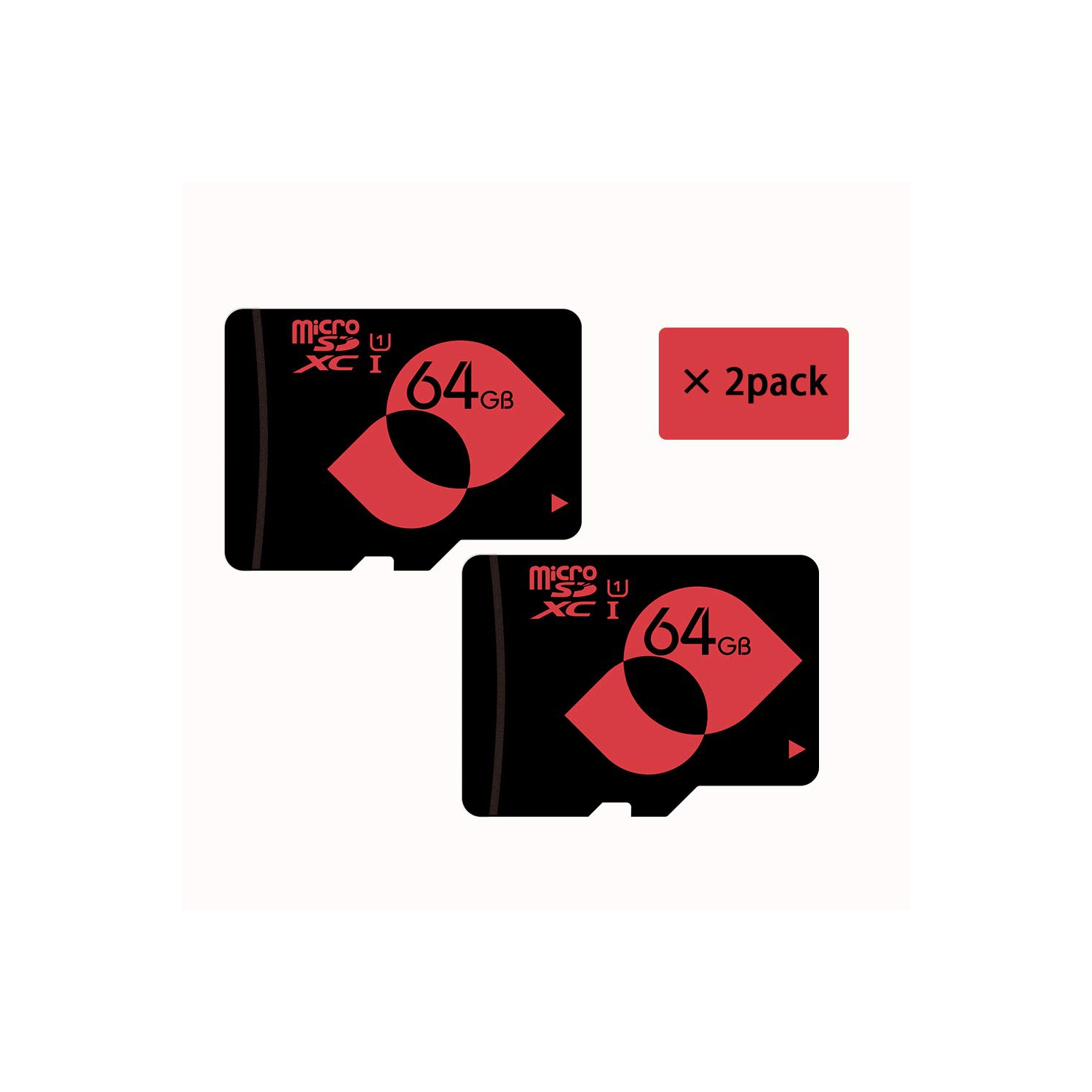 Carte microSD 64 Go TF classe 10, carte mémoire microSDHC U1 classe 2 GoPro avec adaptateur SD