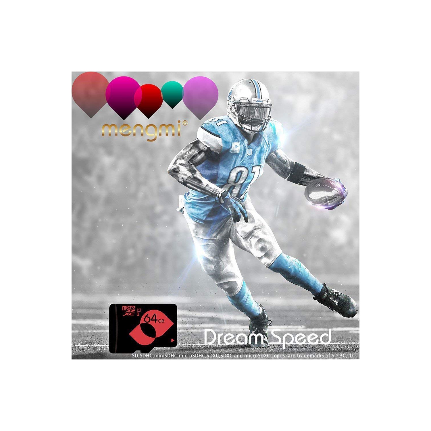 Carte microSD 64 Go TF classe 10, carte mémoire microSDHC U1 classe 2 GoPro avec adaptateur SD