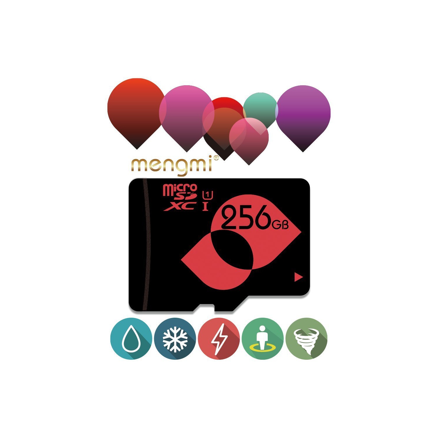 256GB Micro SD Card microSDXC TF Card U1 Class 10 Extreme Memory Card with SD Adapter