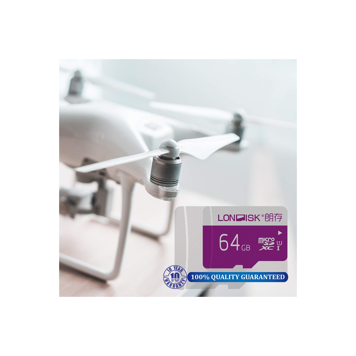 Micro SD 64GB SDXC Memory Card SD Card Class 10 U1 Micro SD Card for Mobile/Tablet/GoPro