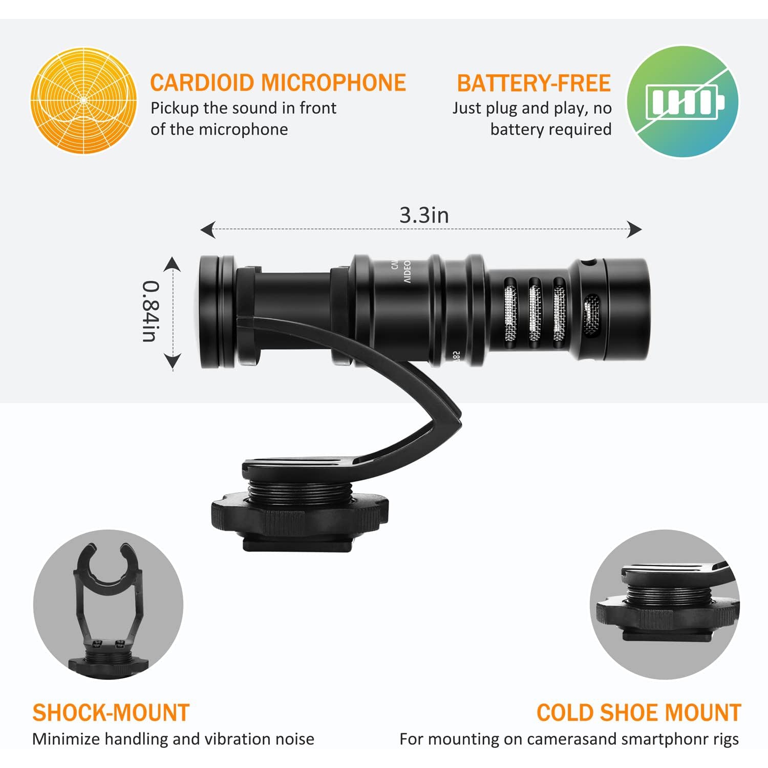 Ensemble vidéo pour téléphone intelligent Mini trépied Filmmaker avec support vidéo pour micro Canon iPhone X Samsung, Huawei, etc