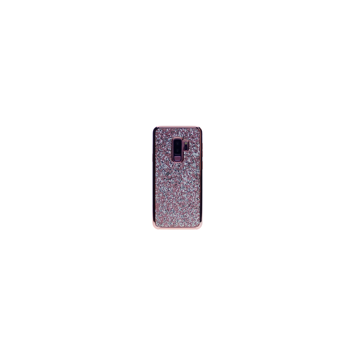Galaxy S9 Plus Shinny Dual Layer Hybrid Case, Pink