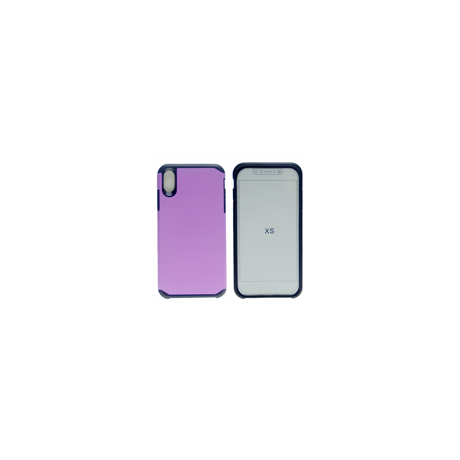 IphoneX/XS Matt Dual Layer Hybrid Case, Purple