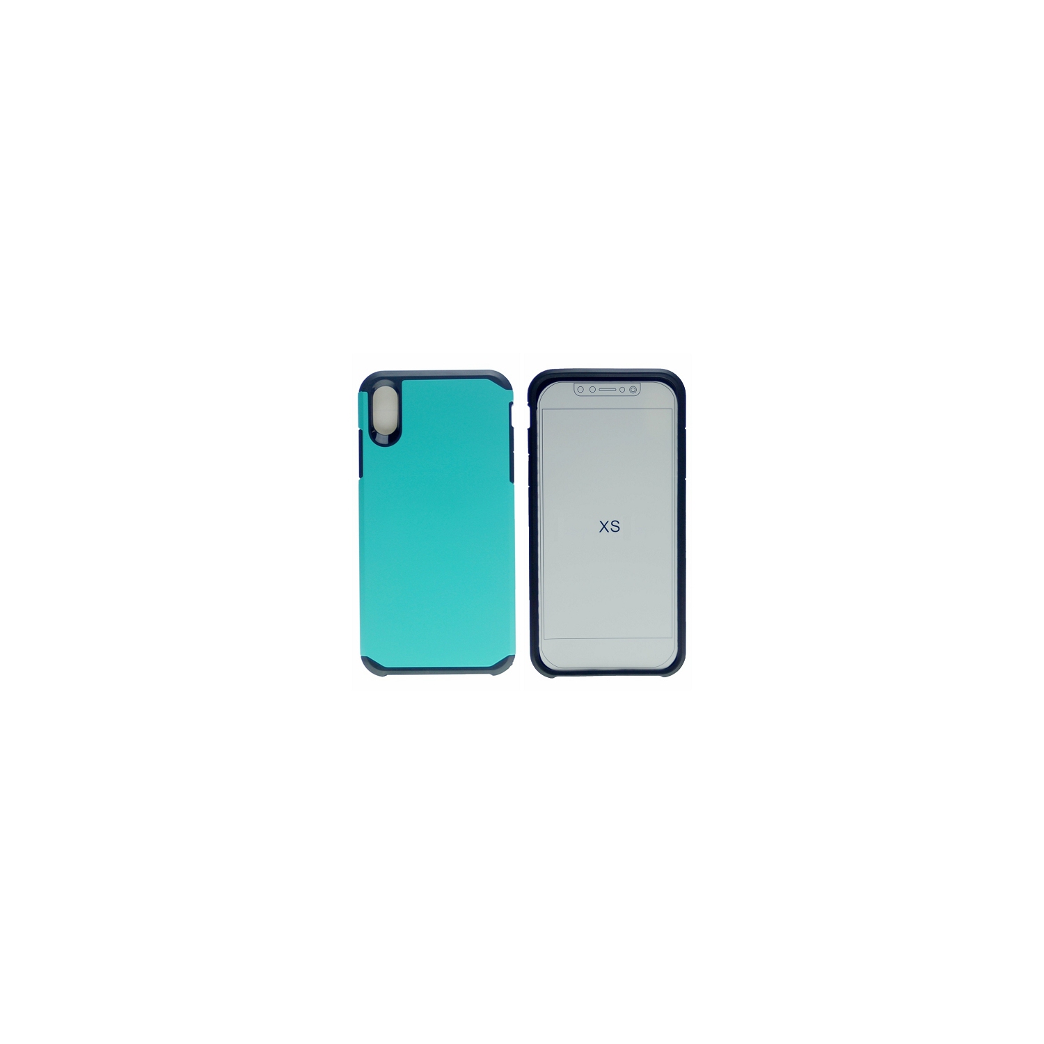 IphoneX/XS Matt Dual Layer Hybrid Case, Teal