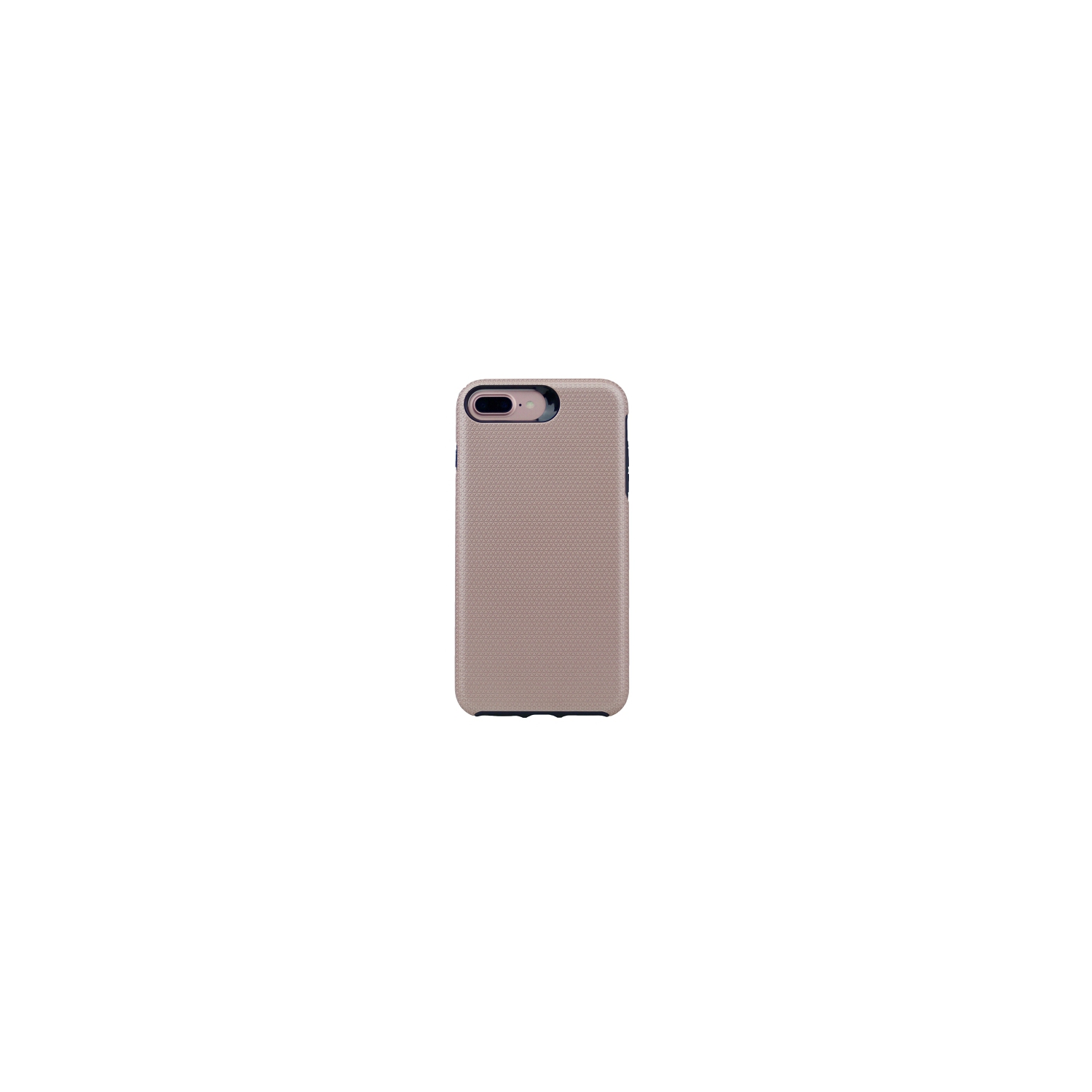 Iphone6/7/8 Triangle Designed Dual Layer Hybrid Case, Rose Gold