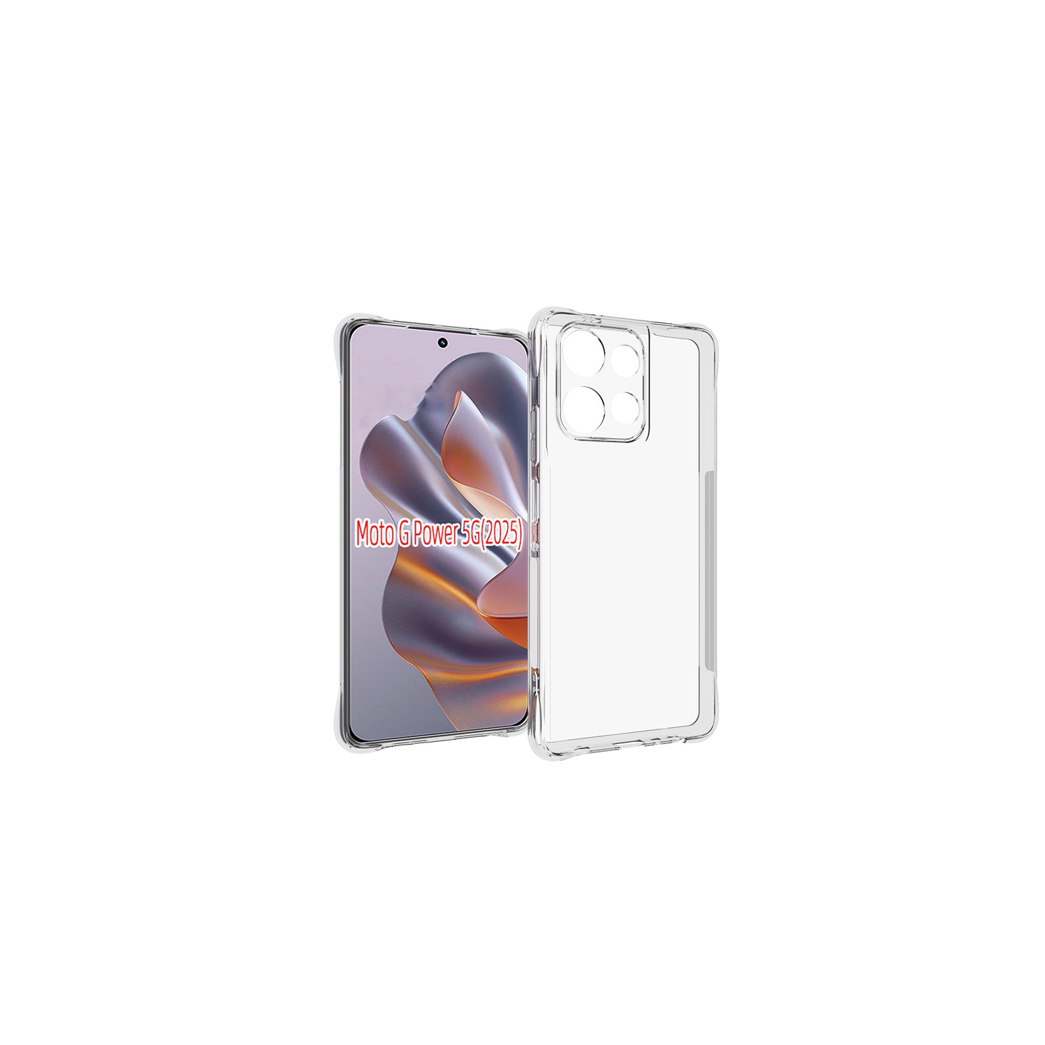 TopSave – Étui en caoutchouc de gel souple en TPU pour Motorola Moto G Power 5G 6,8&nbsp;po, transparent