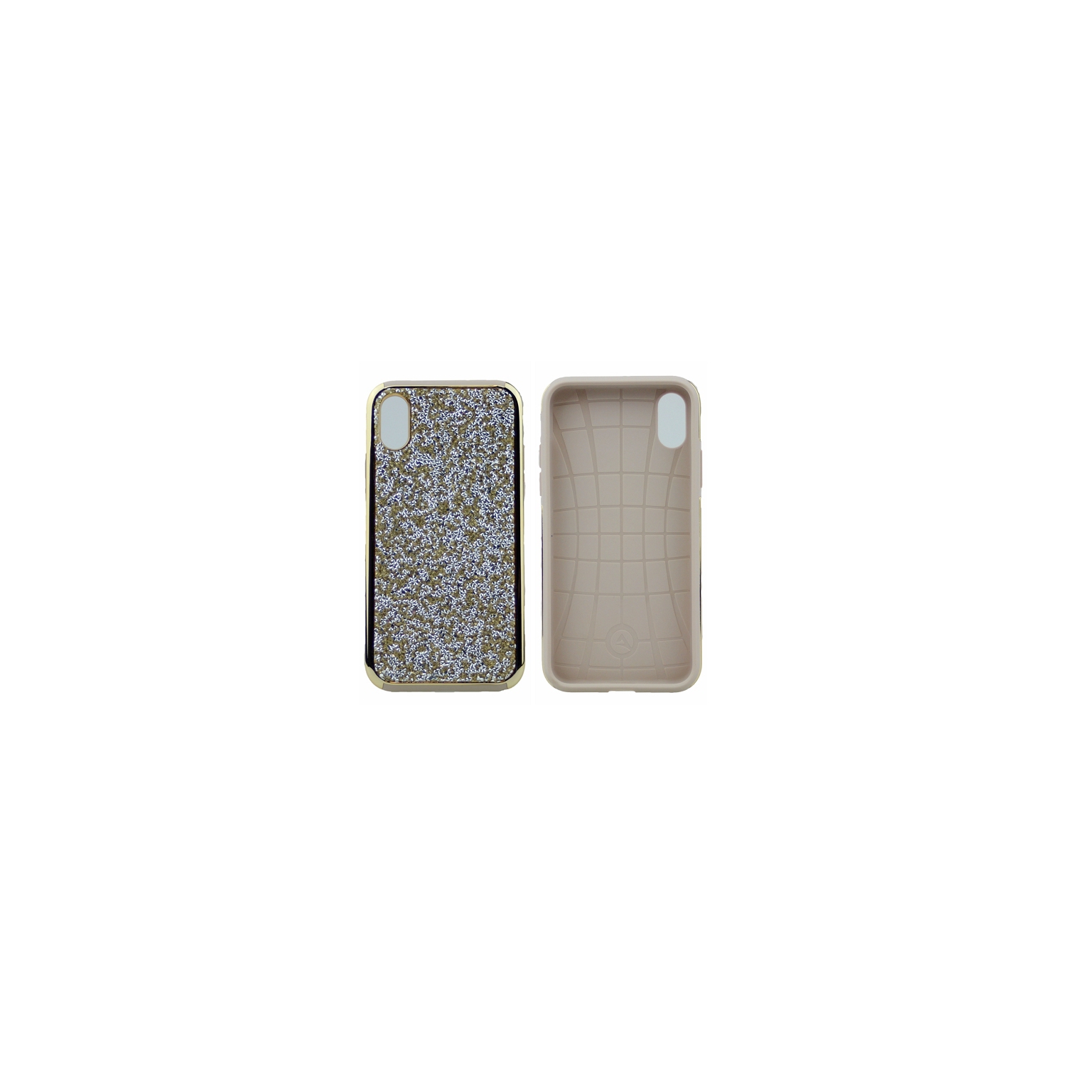 Iphone X/XS Shinny Dual Layer Hybrid Case, Gold