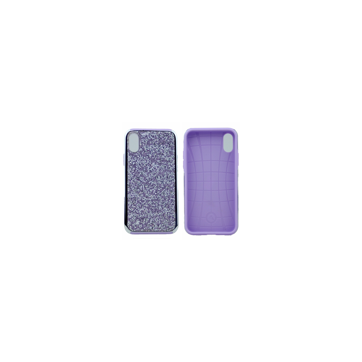 Iphone X/XS Shinny Dual Layer Hybrid Case, Purple
