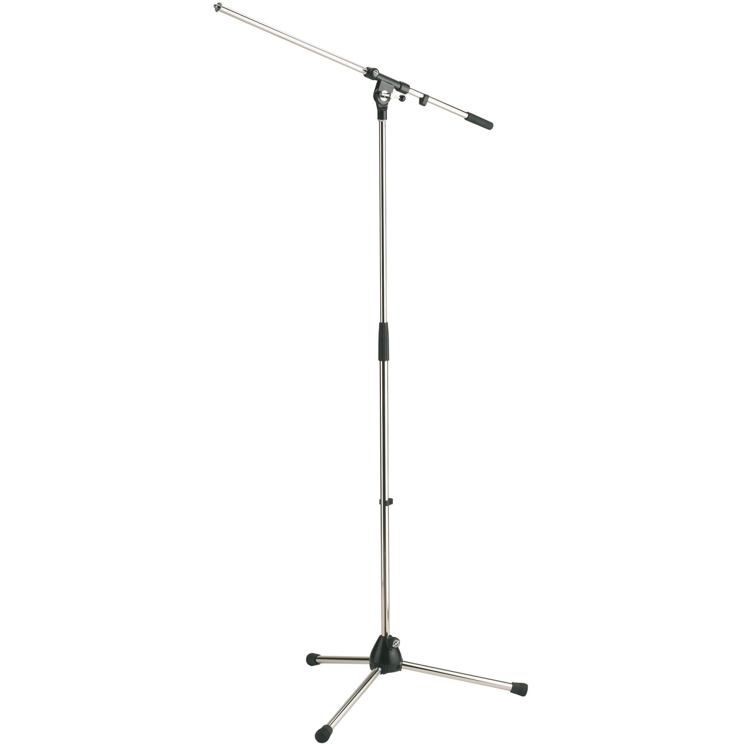 K&M 210/2 Microphone Boom Stand - Chrome